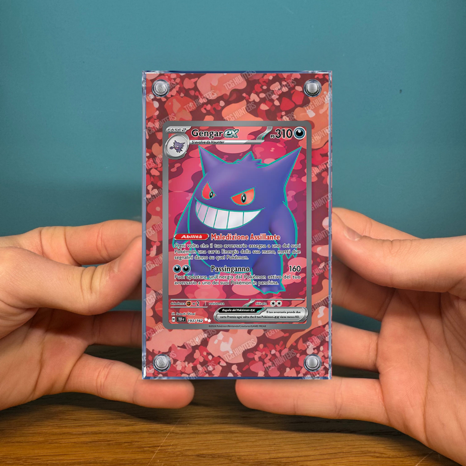 Pokémon Teca Magnetica Acrilico Extended Art - Gengar ex TEF 193 | Display Case2