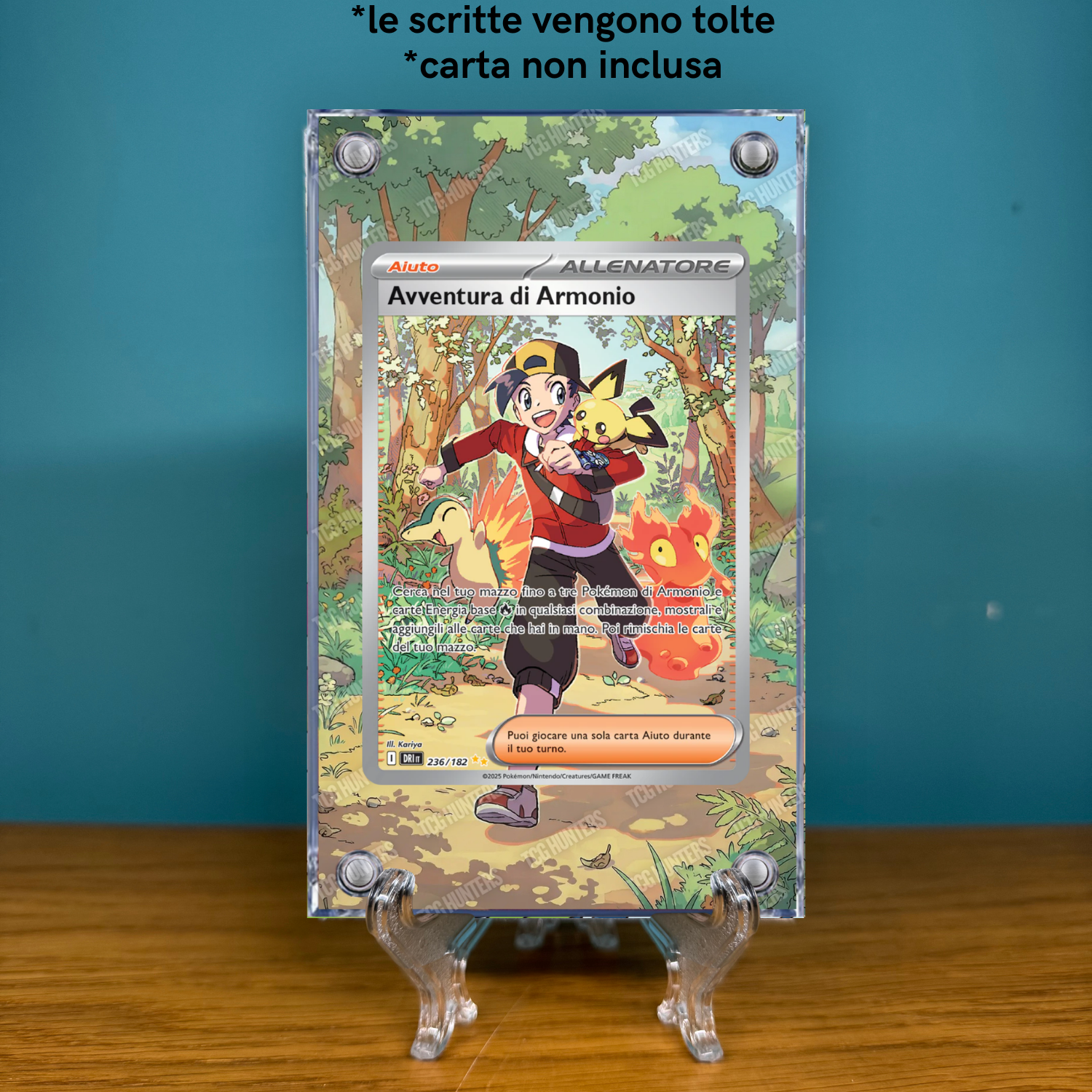 Pokémon Teca Magnetica Extended Art - Avventura di Armonio DRI 236 Display Case1