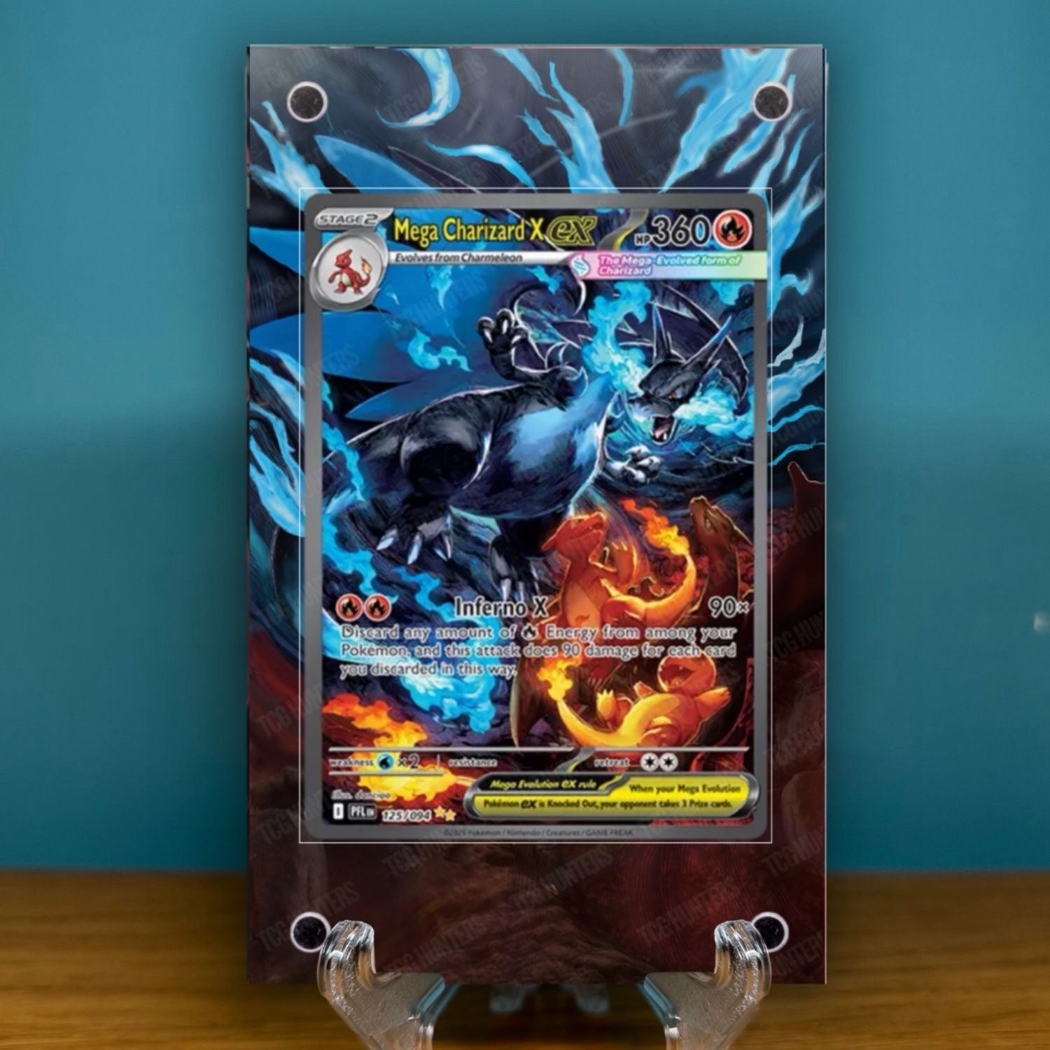 Pokémon Teca Magnetica Acrilico Extended Art Charizard PFL 125 | Display Case7