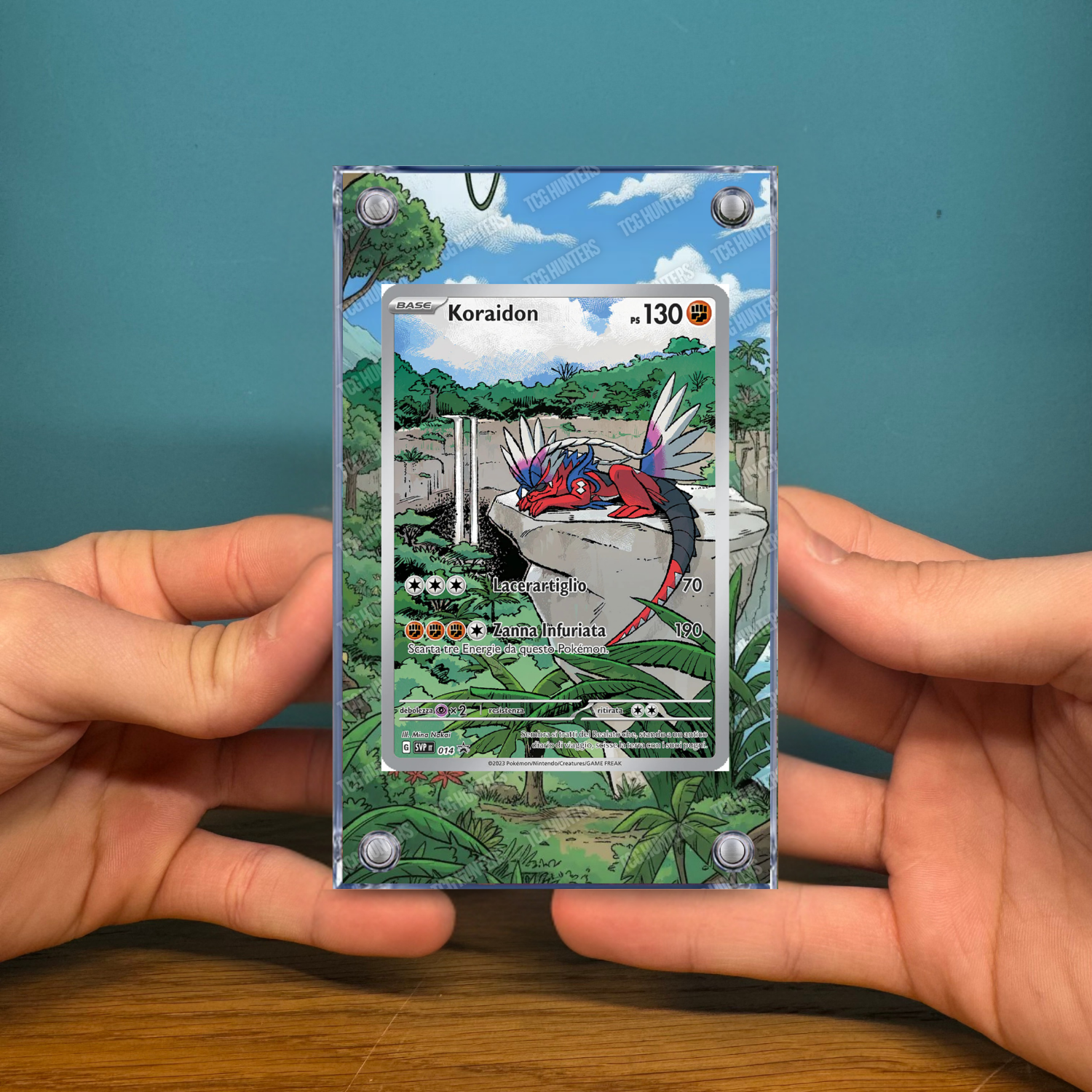 Pokémon Teca Magnetica Acrilico Extended Art - Koraidon SVP 014 | Display Case2
