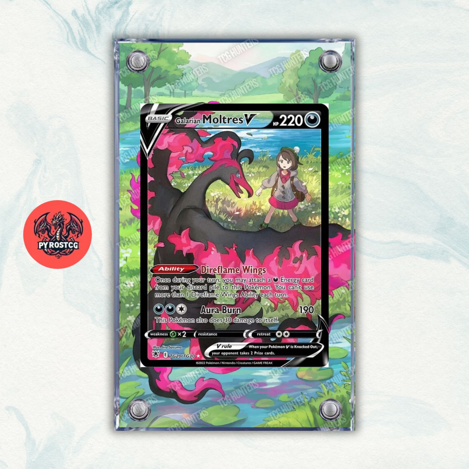 Pokémon Teca Magnetica Extended Art - Moltres di Galar V (ASR TG20) | Display0