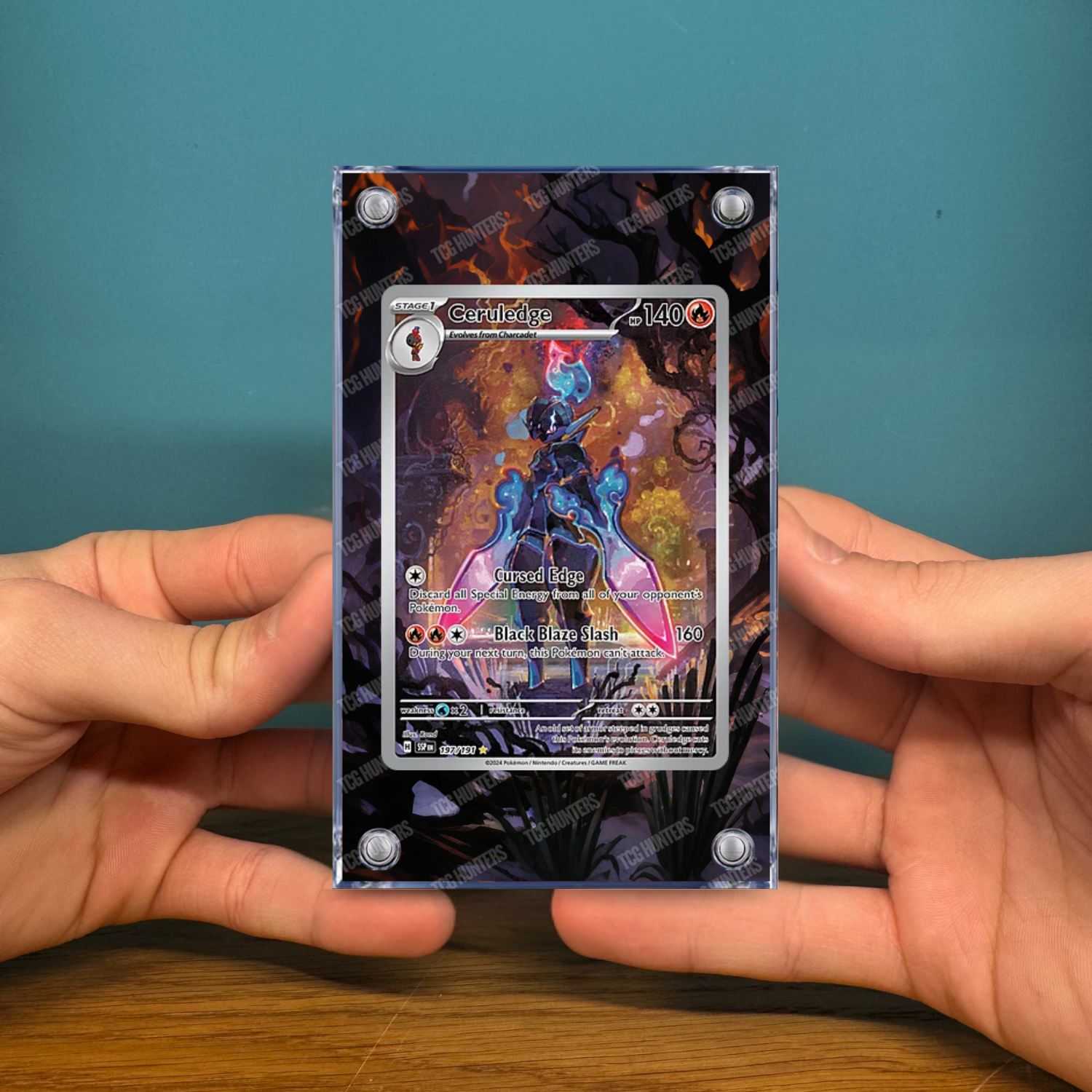 Pokémon Teca Magnetica Acrilico Extended Art - Ceruledge SSP 197 | Display Case3