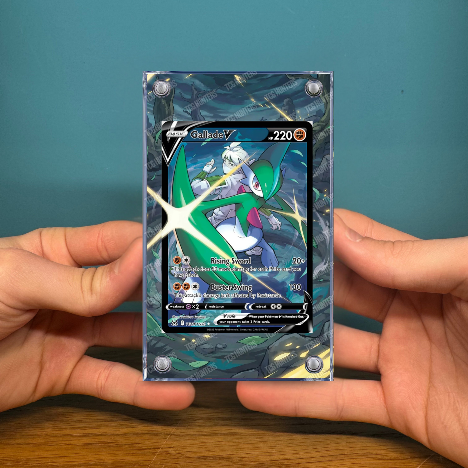Pokémon Teca Magnetica Acrilico Extended Art - Gallade V LOR TG19 | Display Case2