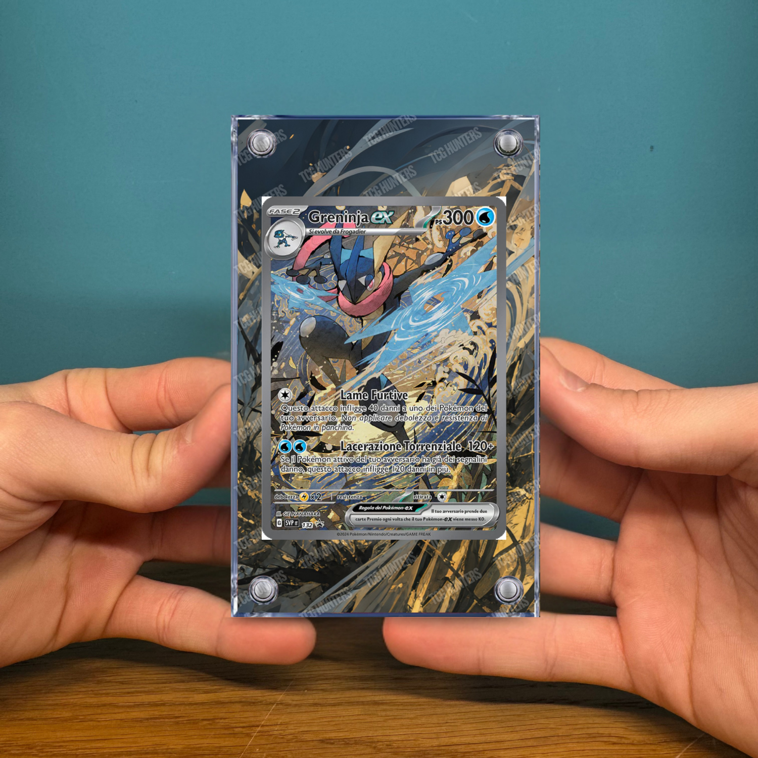 Pokémon Teca Magnetica Acrilico Extended Art - Greninja SVP 132 | Display Case2