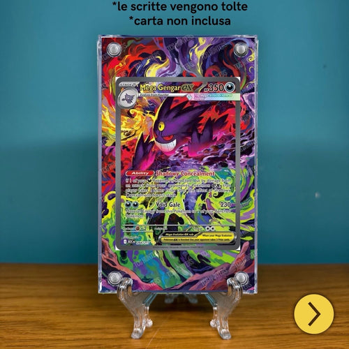 Pokémon Teca Magnetica Acrilico Extended Art  Mega Gengar ASC 284 | Display Case1