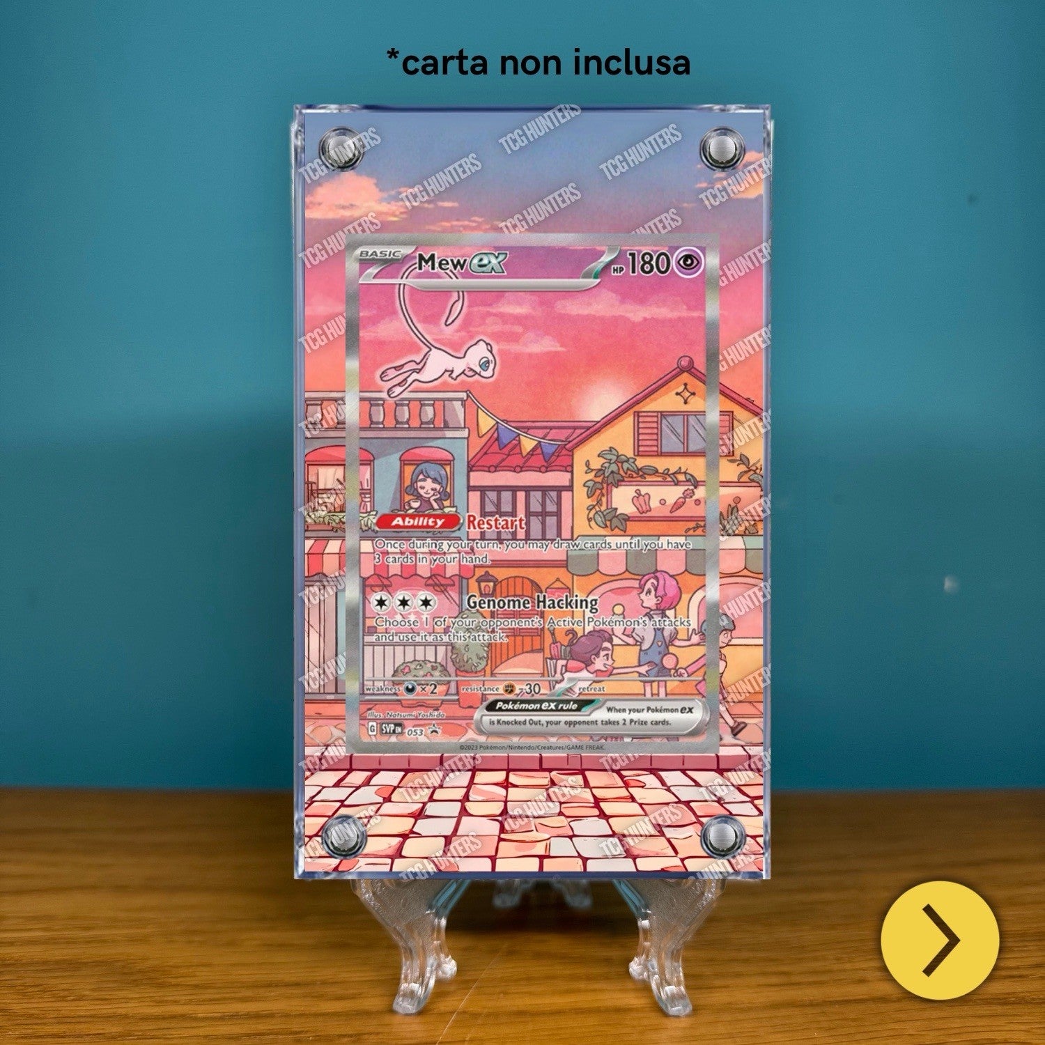 Pokémon Teca Magnetica Acrilico Extended Art - Mew SVP 053 | Display Case1