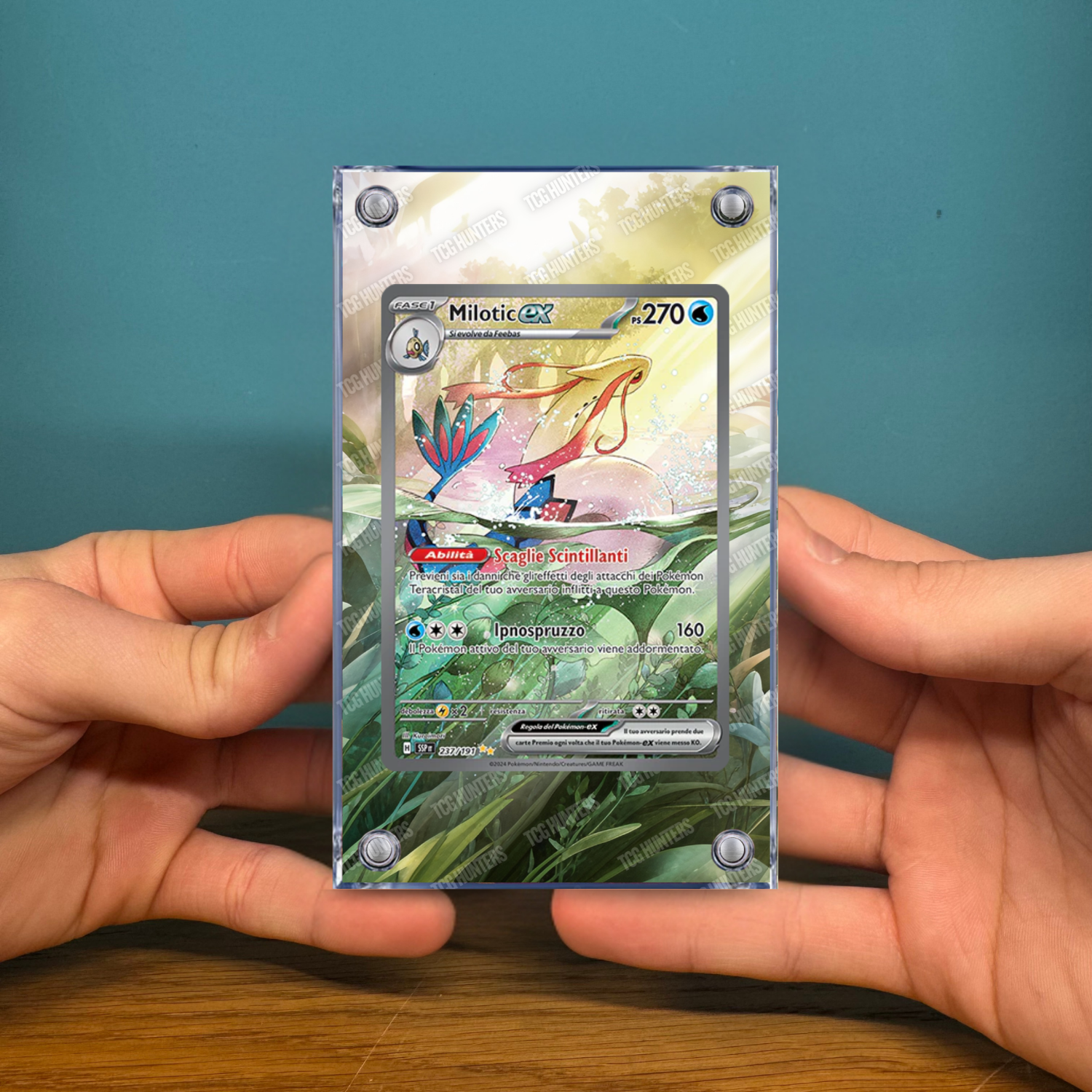 Pokémon Teca Magnetica Acrilico Extended Art - MIlotic SSP 237 | Display Case2