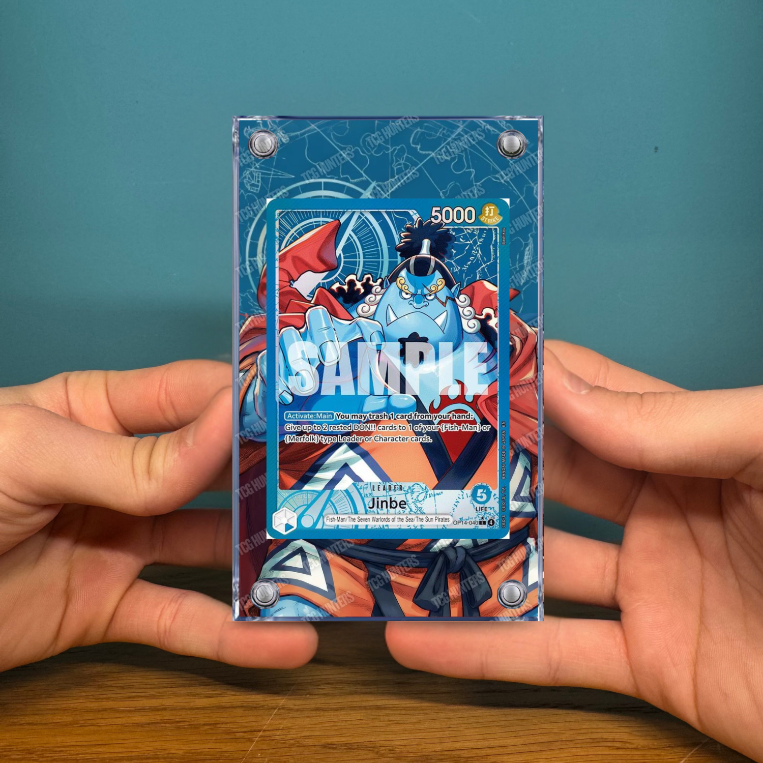 One Piece Teca Magnetica Extended Art - Jinbe (OP14-040) | Display Case2