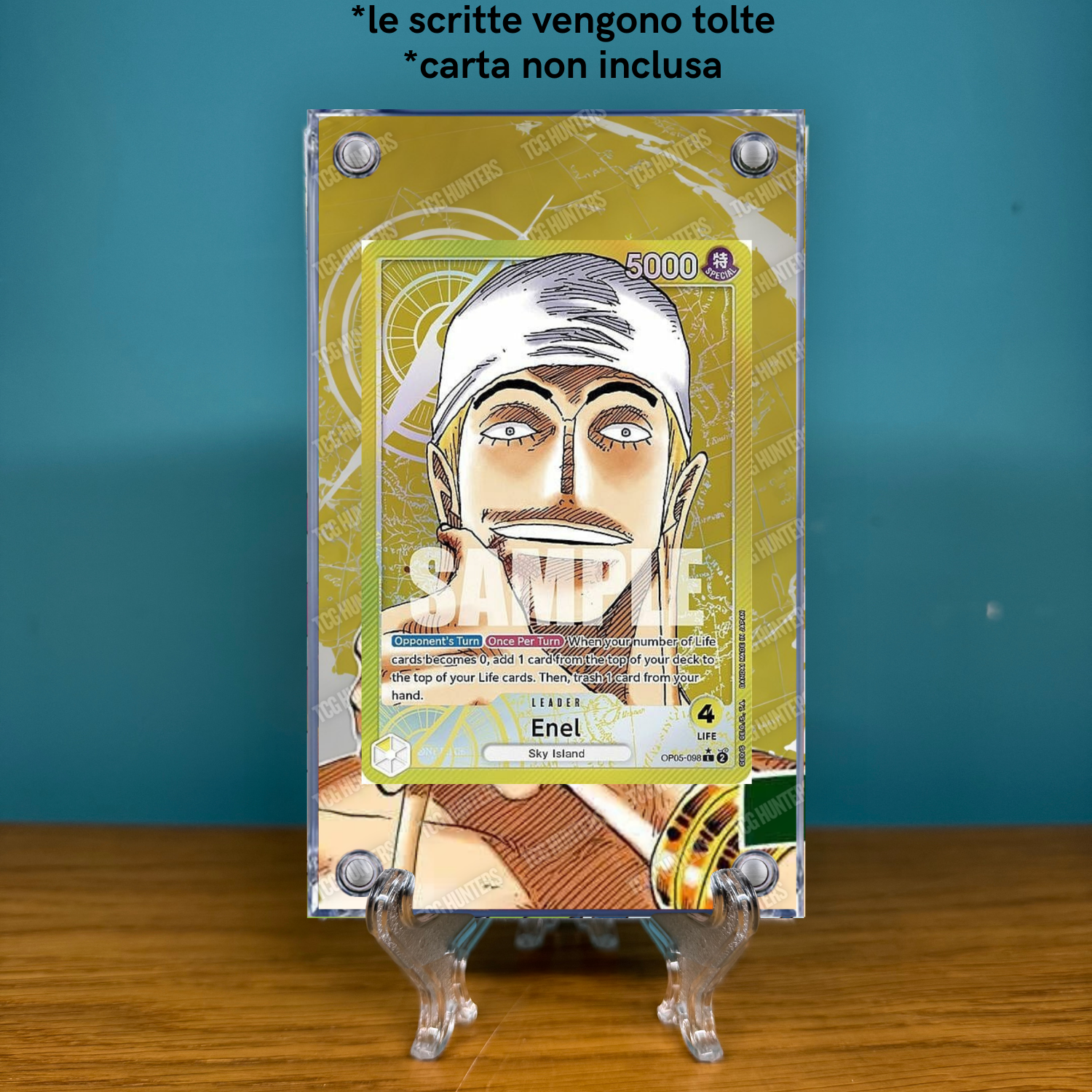 One Piece Teca Magnetica Extended Art - Enel (OP05-098) | Display Case1