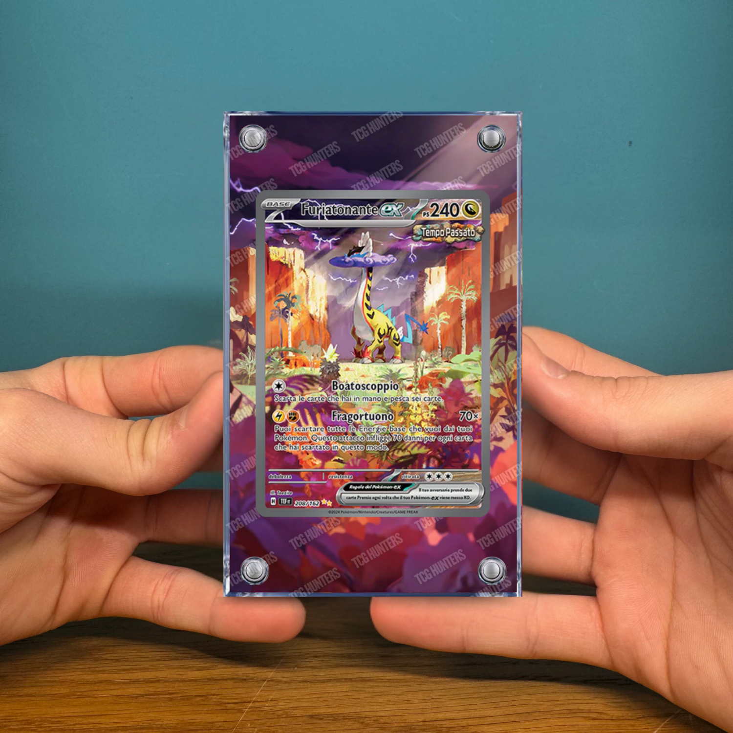 Pokémon Teca Magnetica Extended Art - Furiatonante TEF 208 | Display Case2