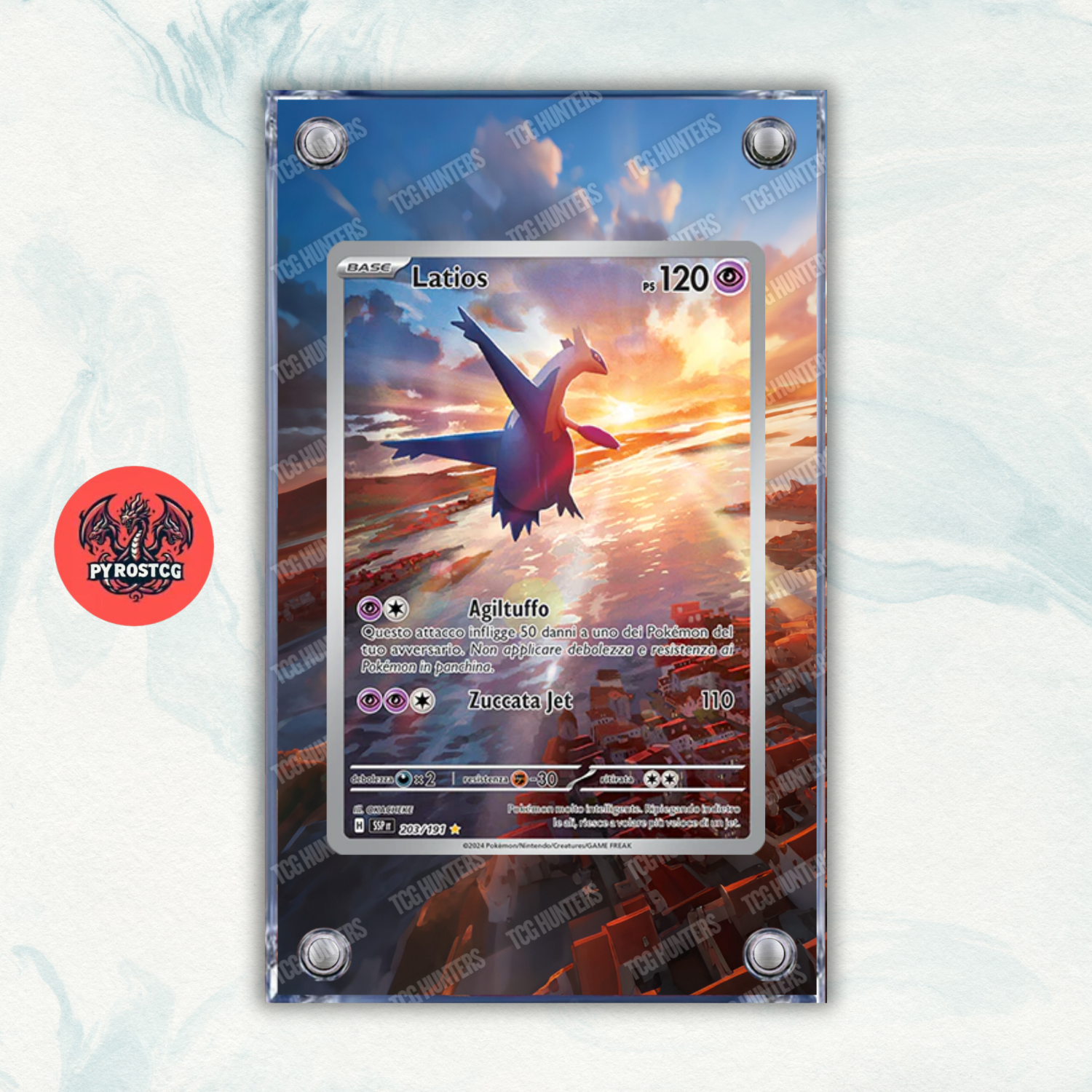 Pokémon x2 Teca Magnetica Extended Art- Latios e Latias SSP | Display Case1