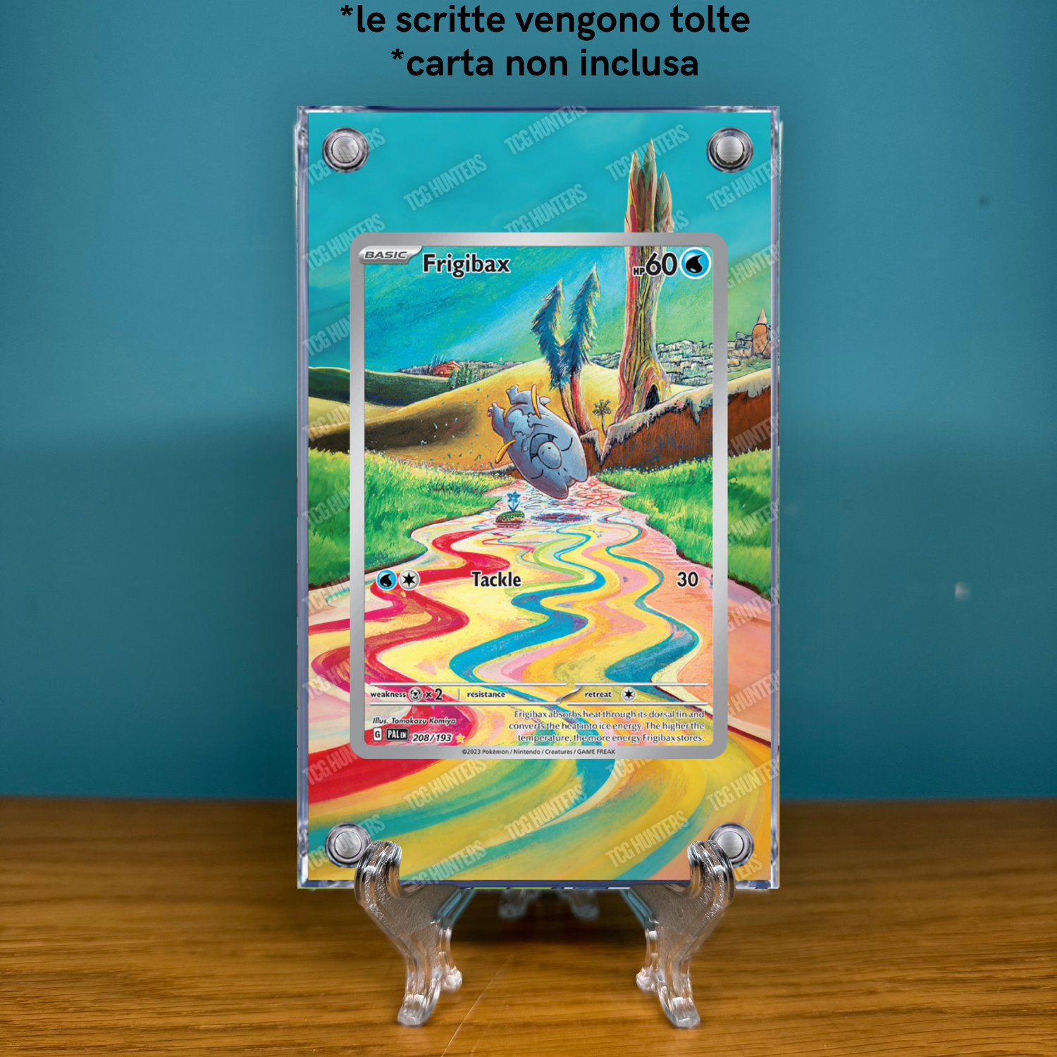 Pokémon Teca Magnetica Acrilico Extended Art - Frigibax (PAL 208) | Display Case1