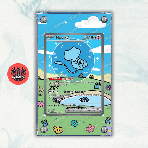 Pokémon Teca Magnetica Acrilico Extended Art - Bubble Mew PAF 232 | Display Case0