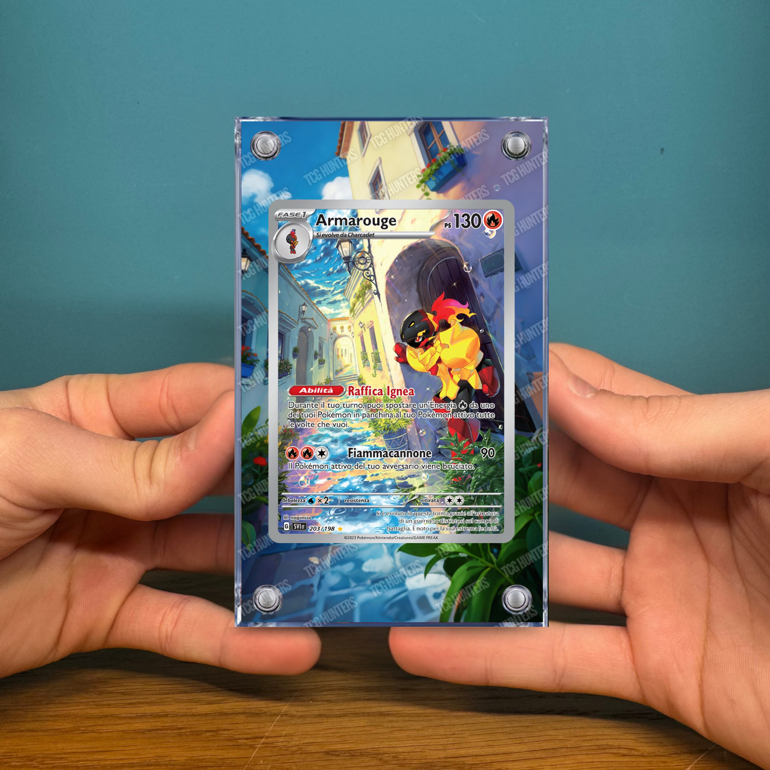Pokémon Teca Magnetica Acrilico Extended Art - Armarouge SVI 203 | Display Case2