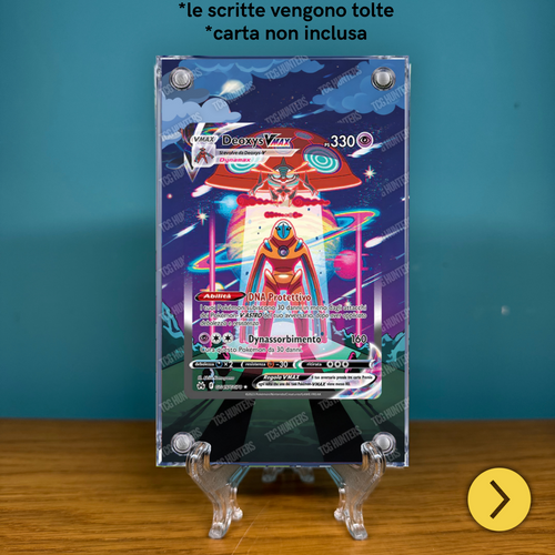 Pokémon Teca Magnetica Acrilico Extended Art - Deoxys CRZ GG45 | Display Case1