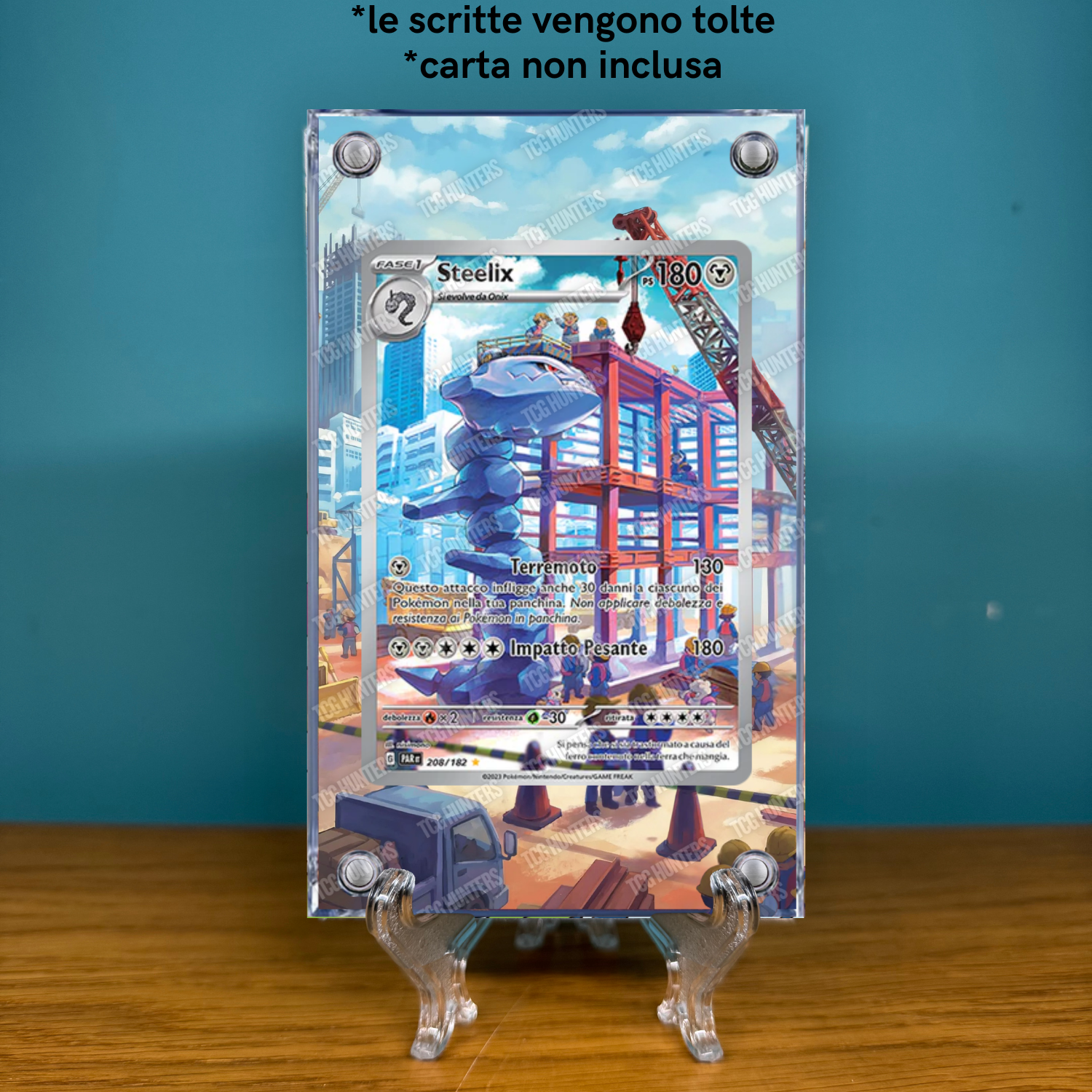 Pokémon Teca Magnetica Acrilico Extended Art - Steelix (PAR 208) | Display Case1