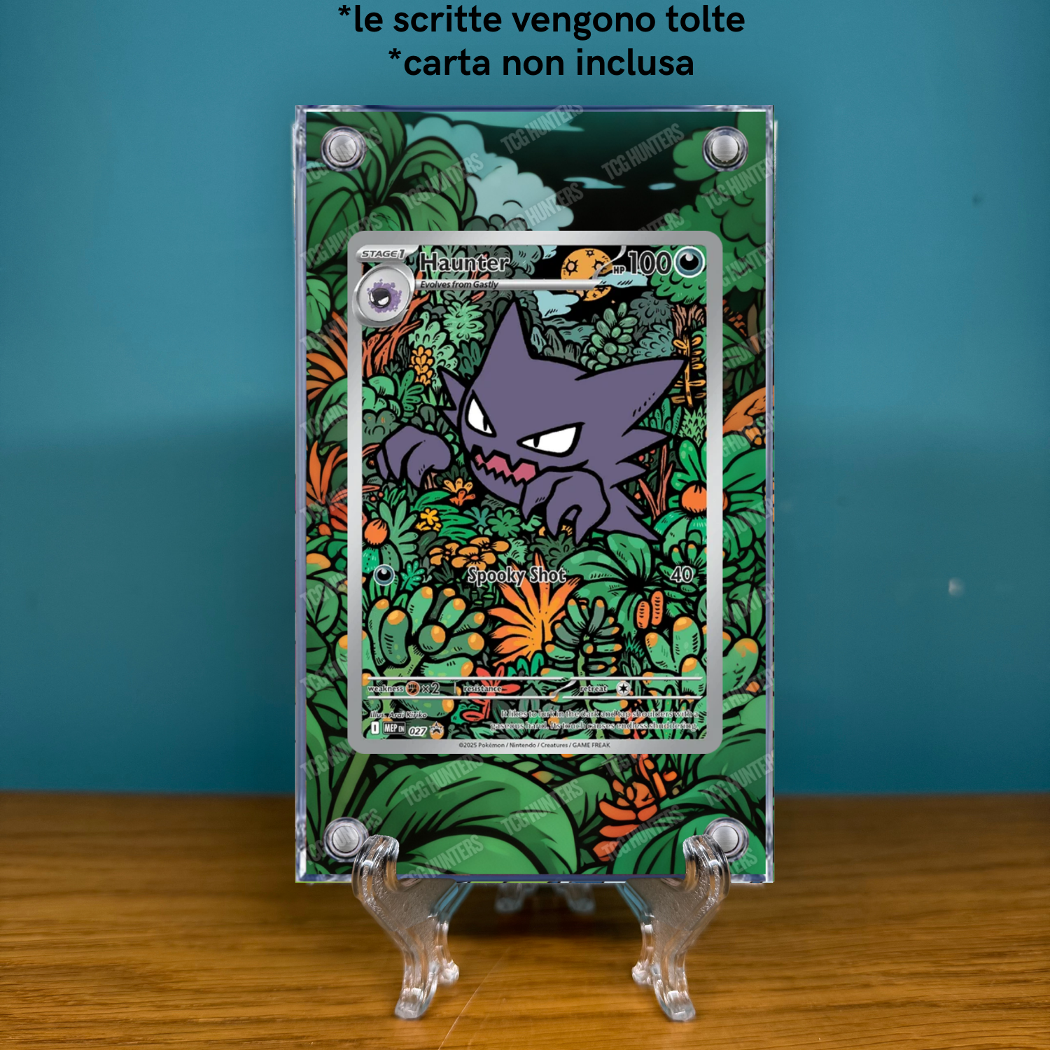 Pokémon Teca Magnetica Acrilico Extended Art - Haunter (MEP 027) | Display Case1