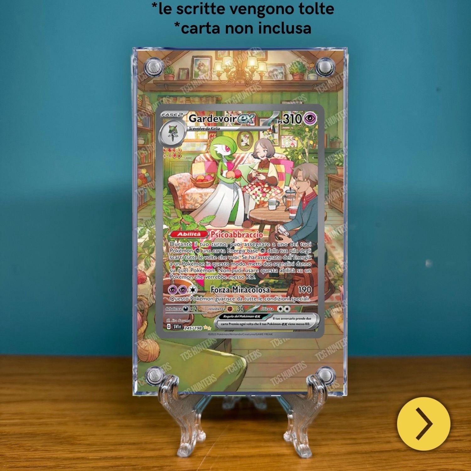 Pokémon Teca Magnetica Acrilico Extended Art - Gardevoir 245 | Display Case1