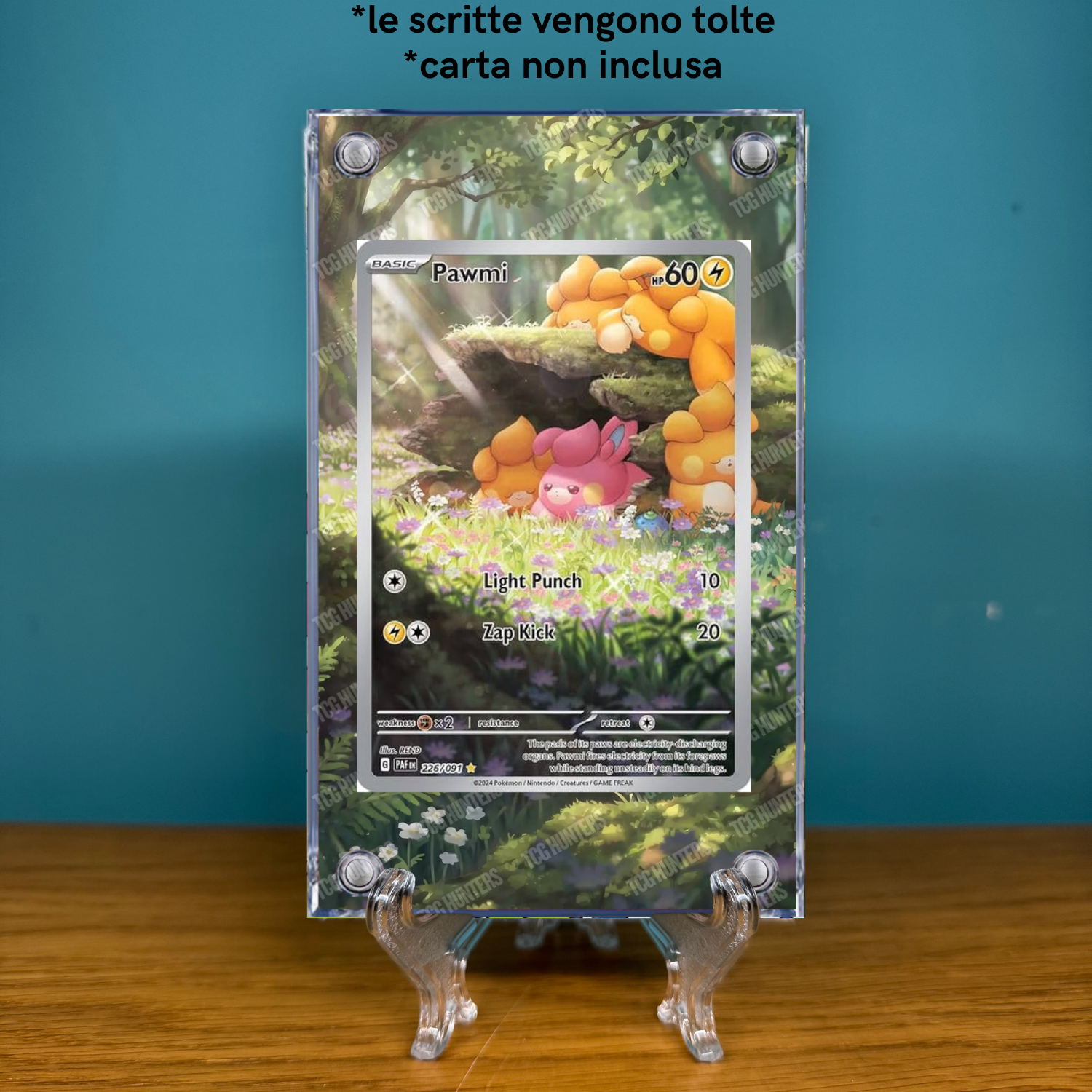 Pokémon Teca Magnetica Acrilico Extended Art - Pawmi (PAF 226) | Display Case1