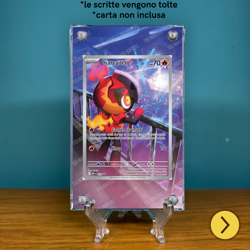 Pokémon Teca Magnetica Acrilico Extended Art - Charcadet MEP 022 | Display Case1