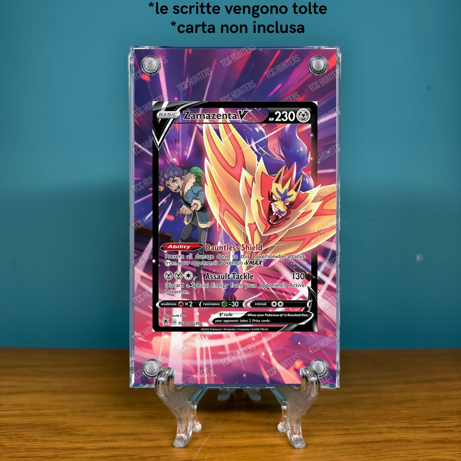 Pokémon Teca Magnetica Extended Art - Zamazenta V ASR TG22 | Display Case1