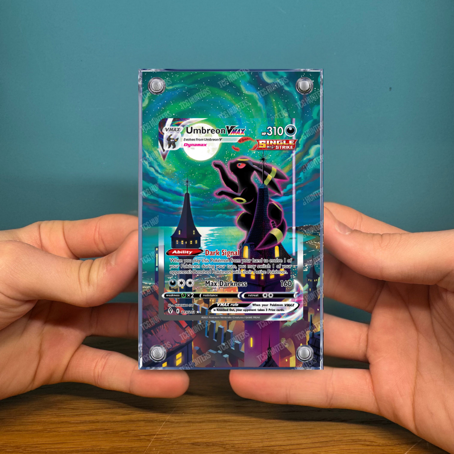 Pokémon Teca Magnetica Extended Art - Umbreon VMAX EVS 215 | Display Case2