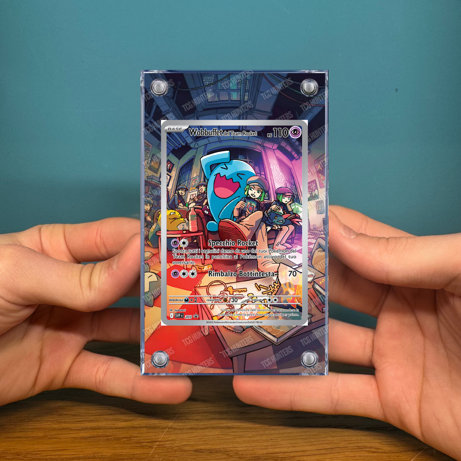 Pokémon Teca Magnetica Acrilico Extended Art - Wobbuffet SVP 203 | Display Case2