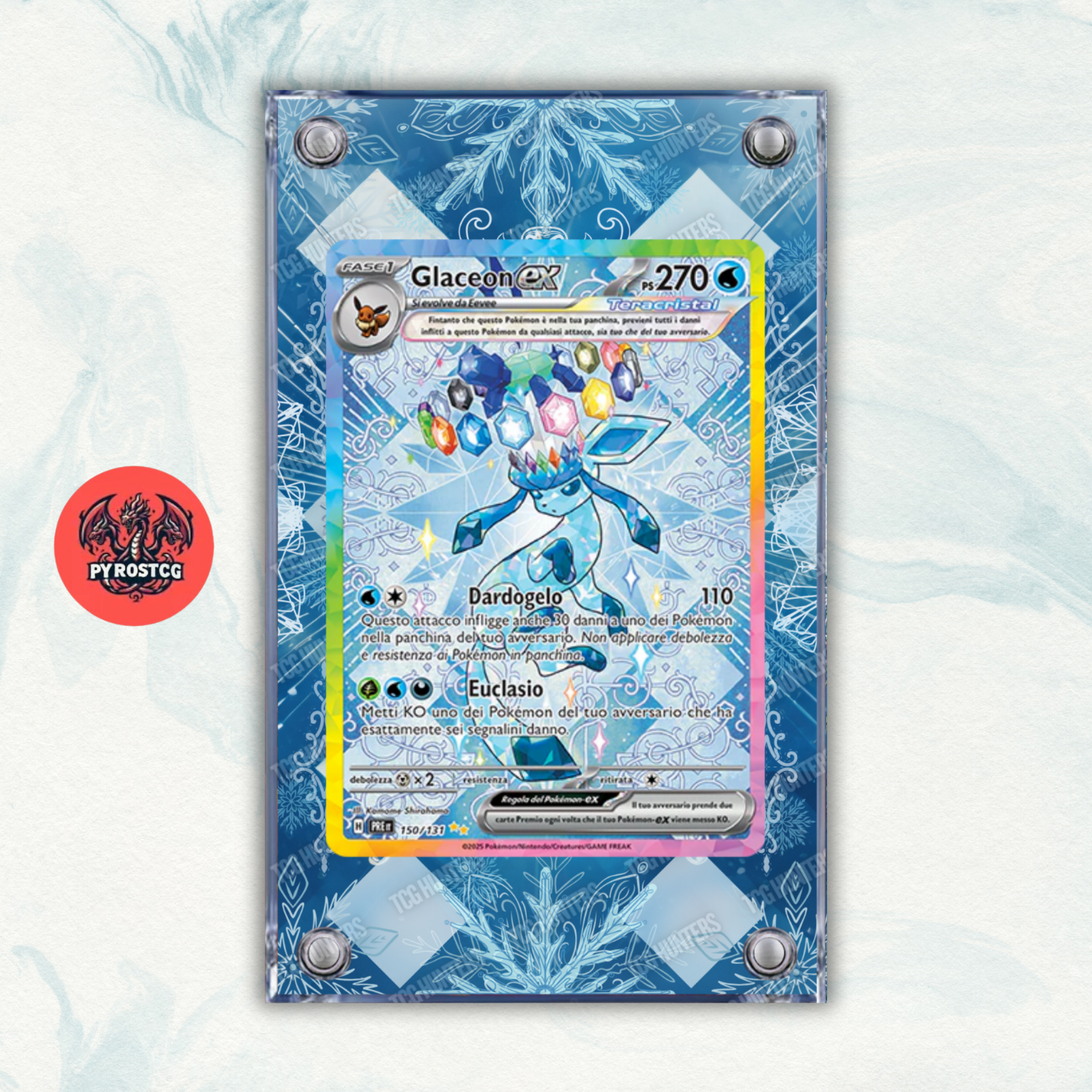 Pokémon Teca Magnetica Extended Art - Glaceon ex (PRE 150) | Display Case0
