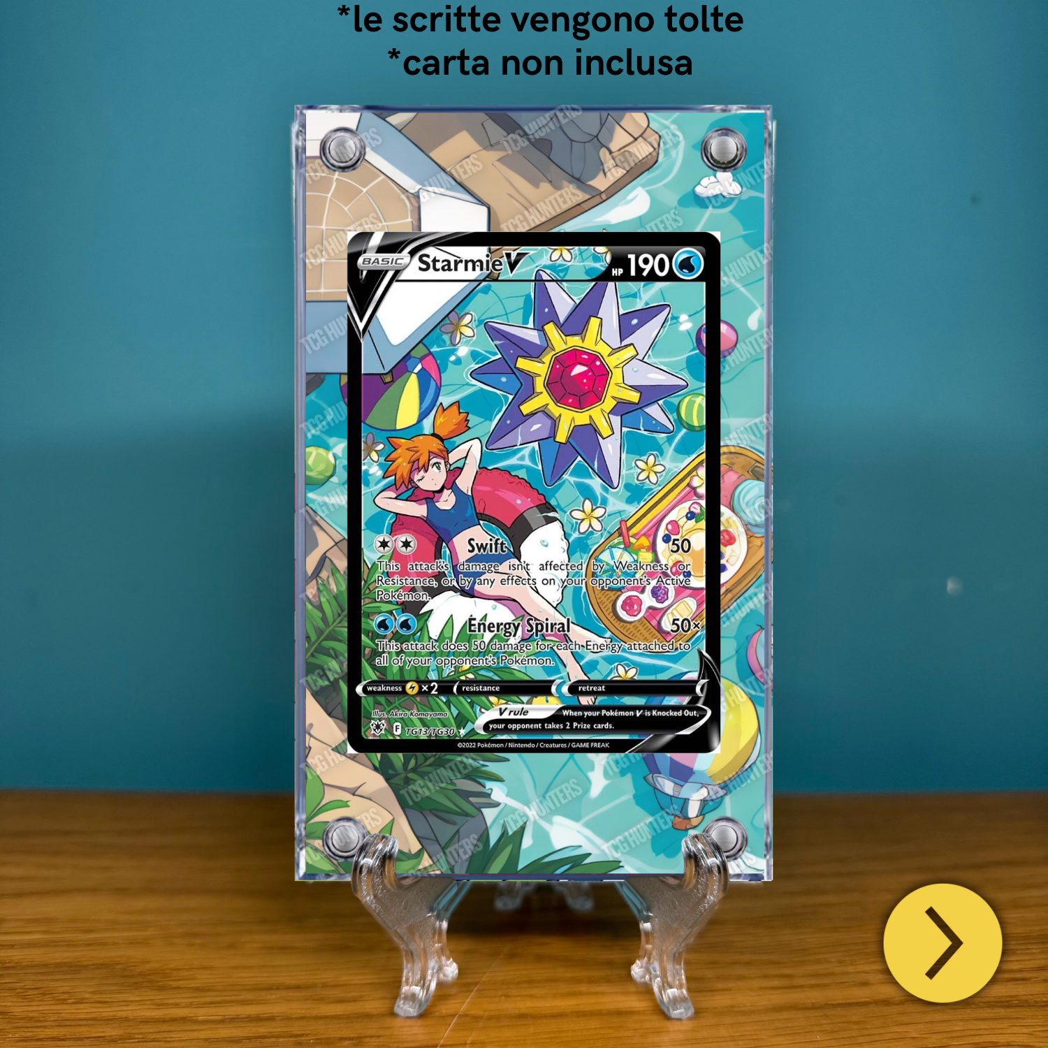 Pokémon Teca Magnetica Acrilico Extended Art - Starmie V ASR TG13 | Display Case1