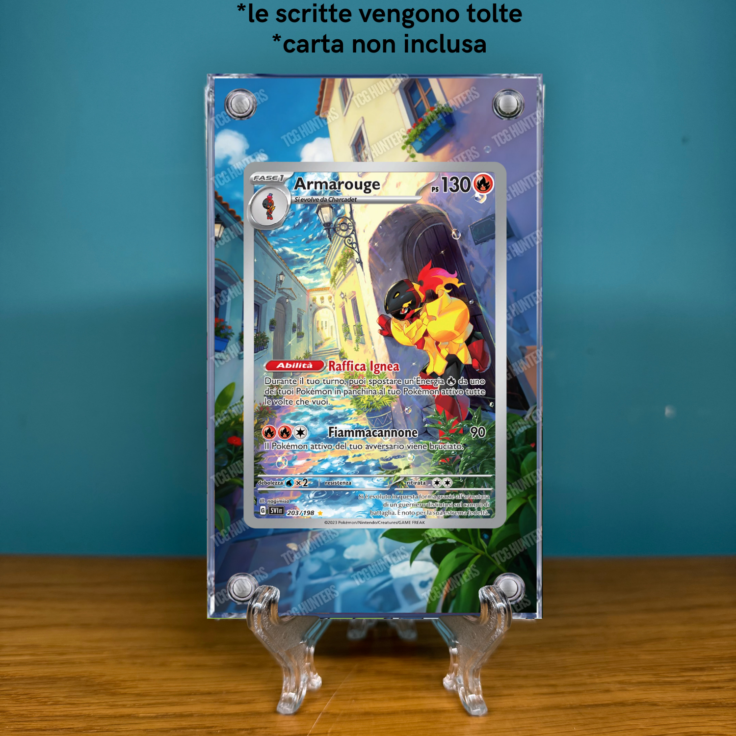 Pokémon Teca Magnetica Acrilico Extended Art - Armarouge SVI 203 | Display Case1
