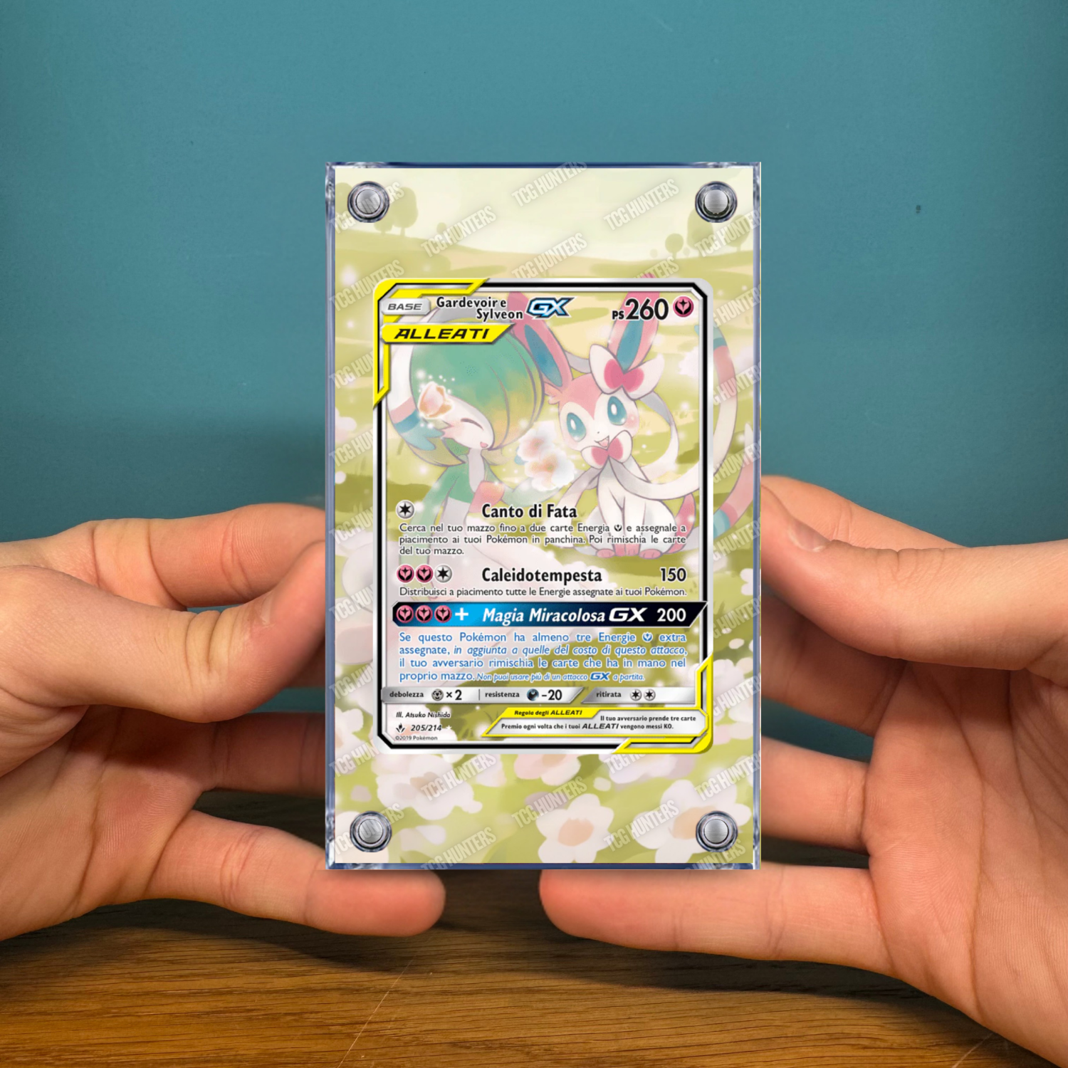 Pokémon Teca Magnetica Extended Art - Gardevoir e Sylveon GX UNB 205 | Display2