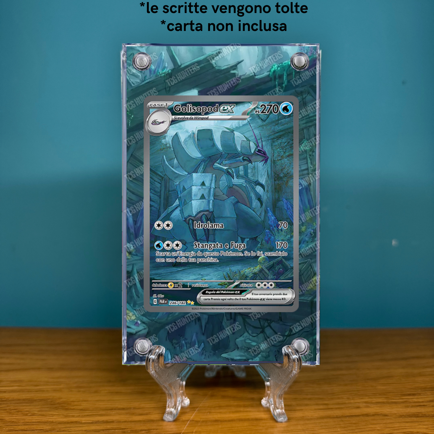 Pokémon Teca Magnetica Acrilico Extended Art - Golisopod PAR 246  | Display Case1