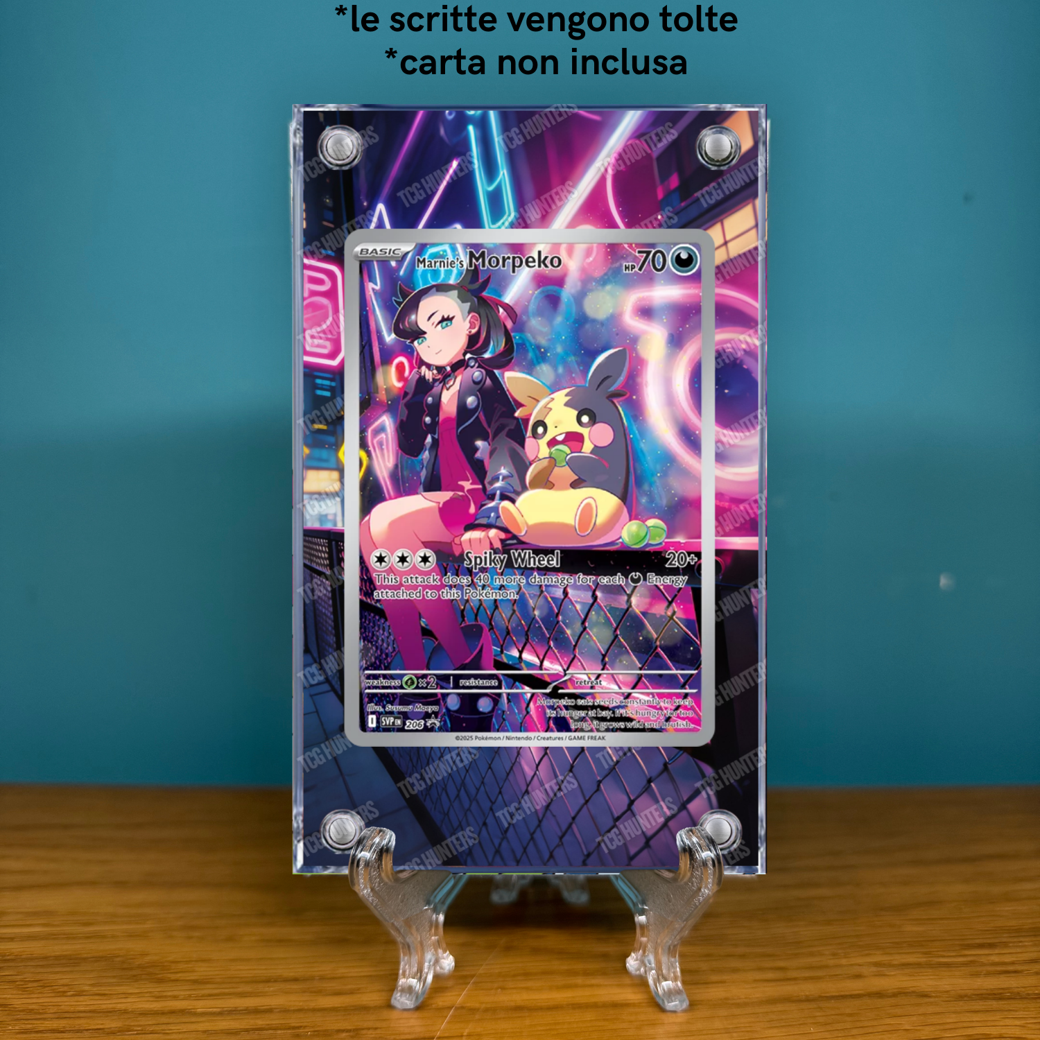 Pokémon Teca Magnetica Extended Art - Morpeko Mary SVP 206 | Display Case1