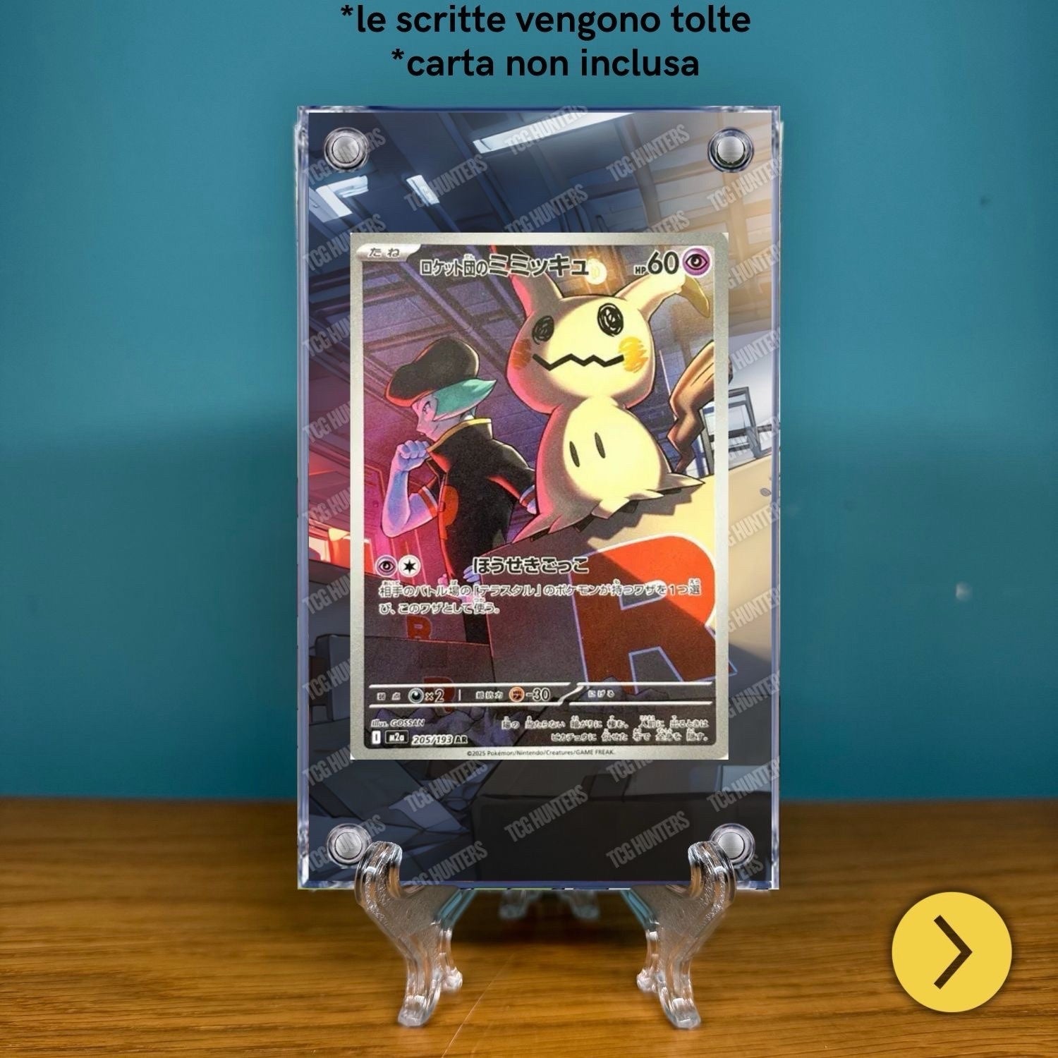Pokémon Teca Magnetica Acrilico Extended Art - Mimikyu m2a 205 | Display Case1