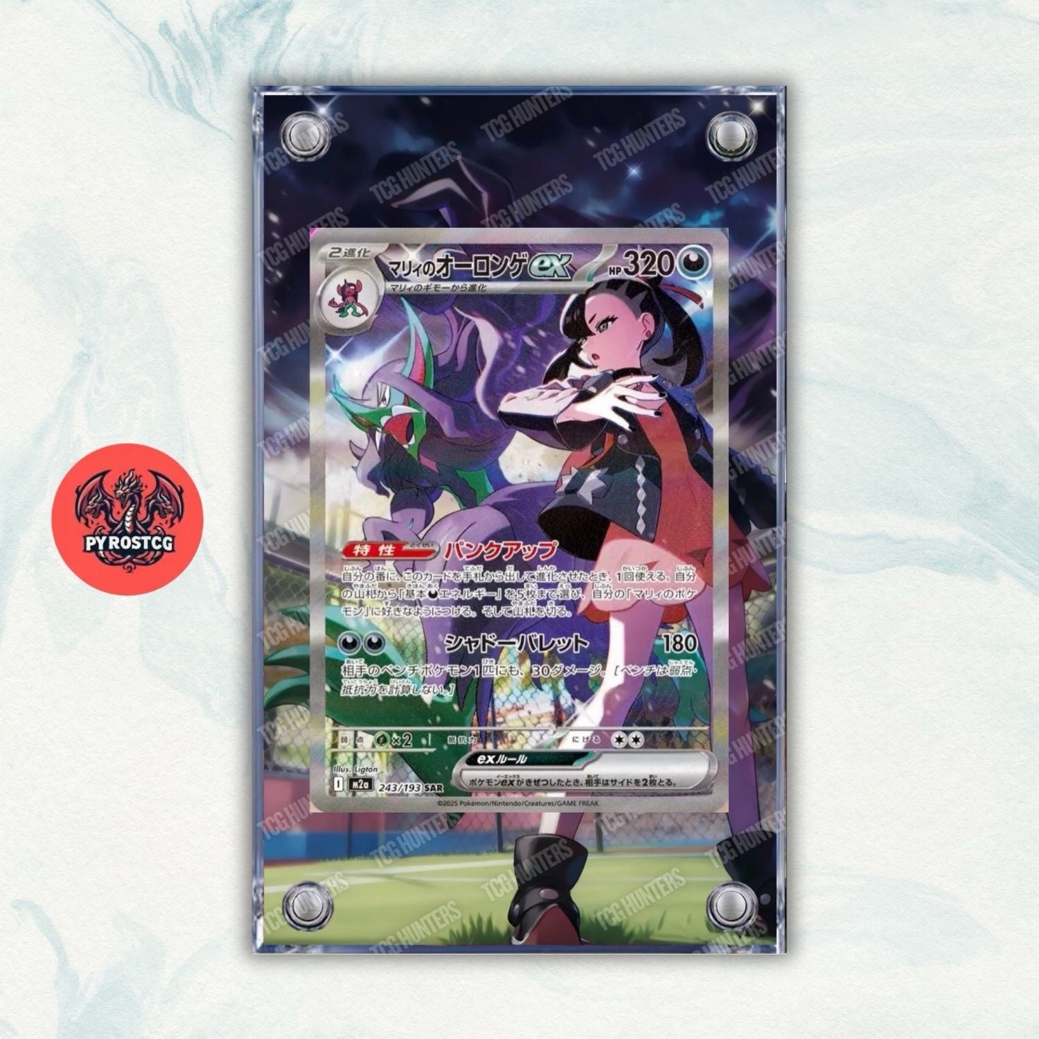 Pokémon Teca Magnetica Acrilico Extended Art - Grimmsnarl m2a 243 | Display Case0