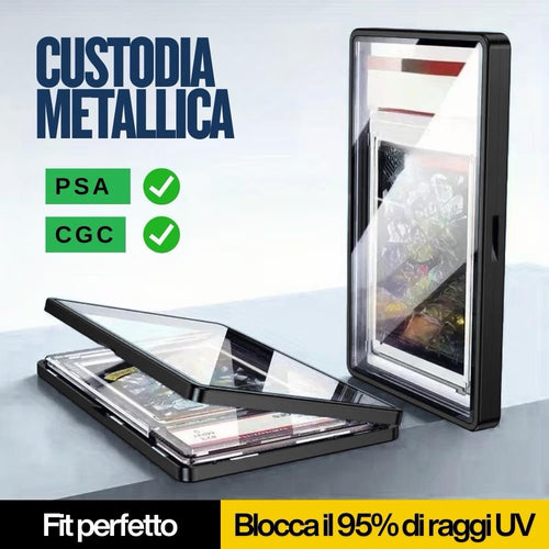 CUSTODIA PROTETTIVA MAGNETICA CARTE POKÉMON GRADATE CASE - PSA - CGC - GRAAD 1