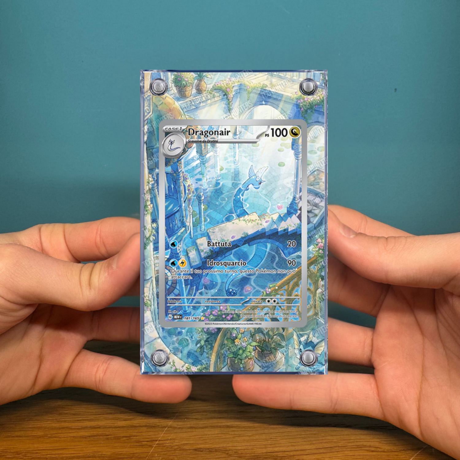 Pokémon Teca Magnetica Acrilico Extended Art - Dragonair MEW 181 | Display Case2