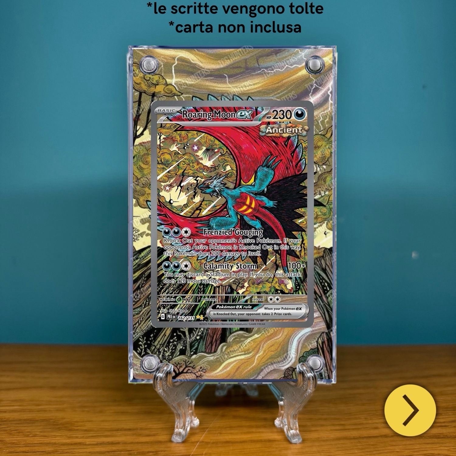 Pokémon Teca Magnetica Acrilico Extended Art - Lunaruggente 162 | Display Case1