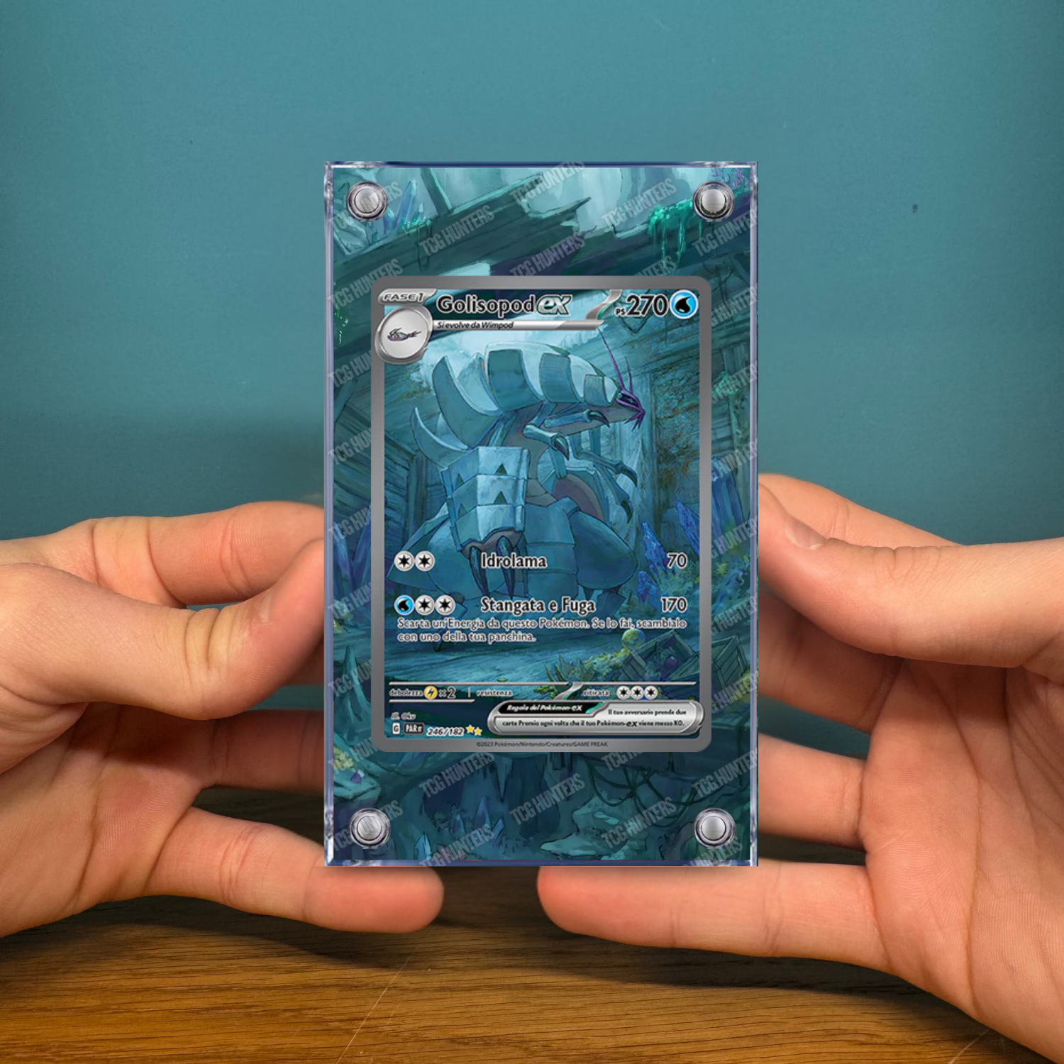 Pokémon Teca Magnetica Acrilico Extended Art - Golisopod PAR 246  | Display Case2