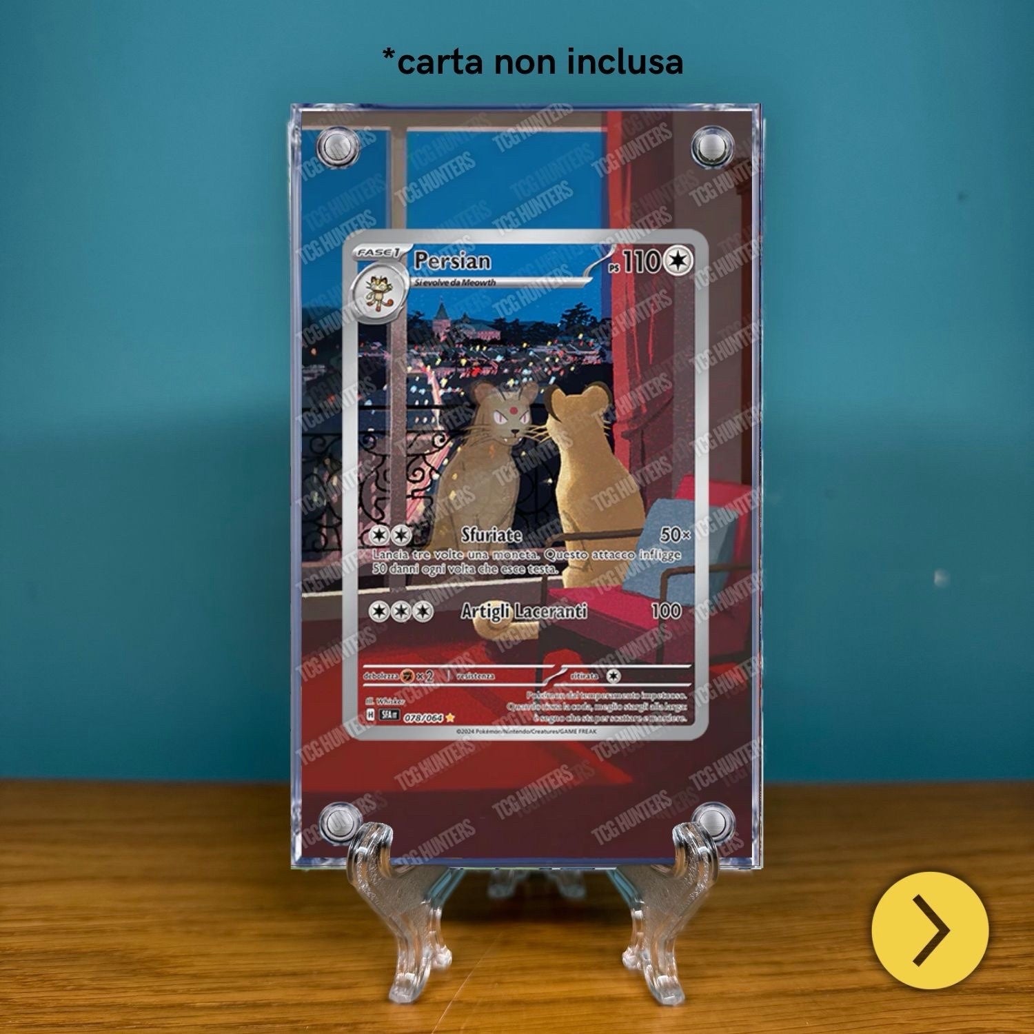 Pokémon Teca Magnetica Acrilico Extended Art - Persian SFA 078 | Display Case1