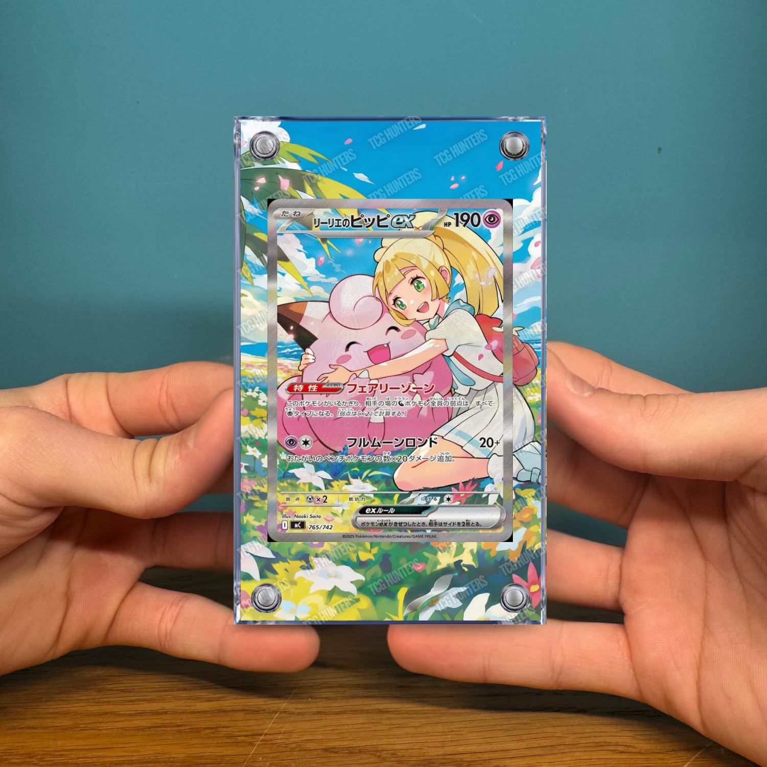 Pokémon Teca Magnetica Extended Art - Clefairy di Lylia ASC 280 | Display Case1