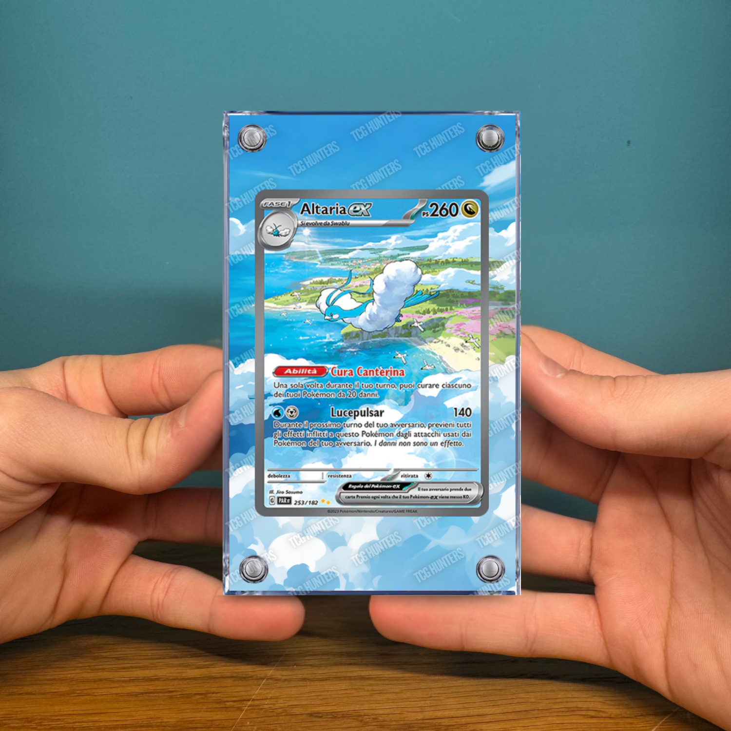 Pokémon Teca Magnetica Acrilico Extended Art - Altaria ex PAR 253 | Display Case2