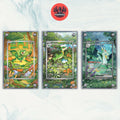 Pokémon x3 Teca Magnetica Acrilico Extended Art - Snivy Servine Serperior BLK  0