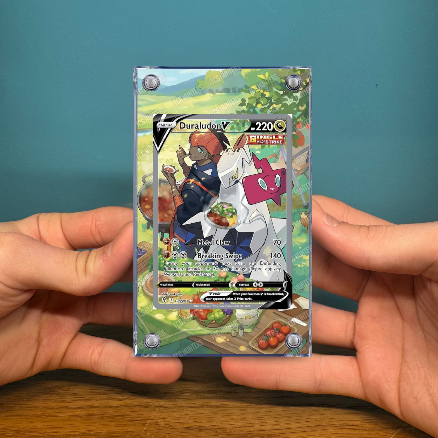 Pokémon Teca Magnetica Acrilico Extended Art - Duraludon EVS 198 | Display Case2