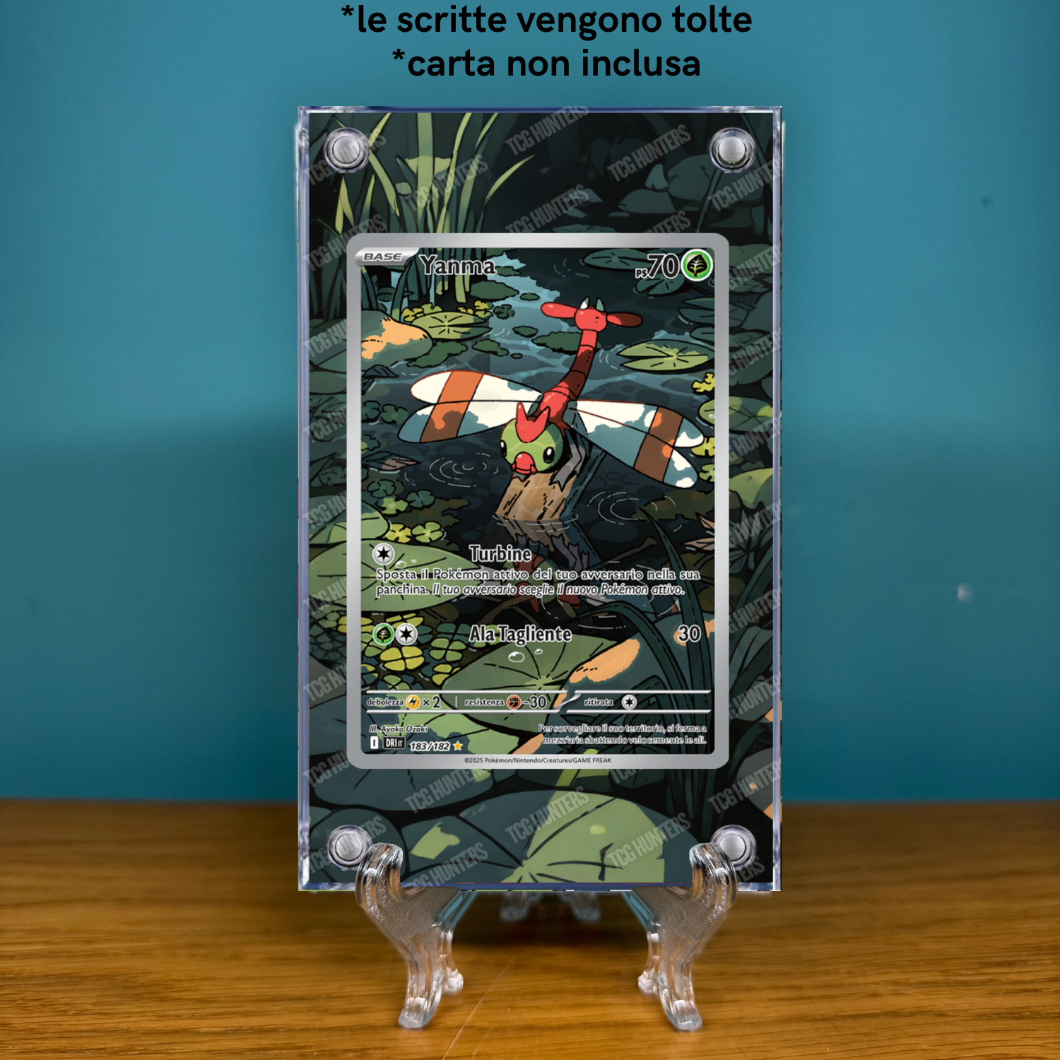 Pokémon Teca Magnetica Acrilico Extended Art - Yanma (DRI 183) | Display Case1
