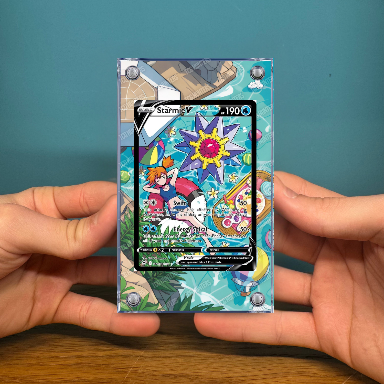 Pokémon Teca Magnetica Acrilico Extended Art - Starmie V ASR TG13 | Display Case2