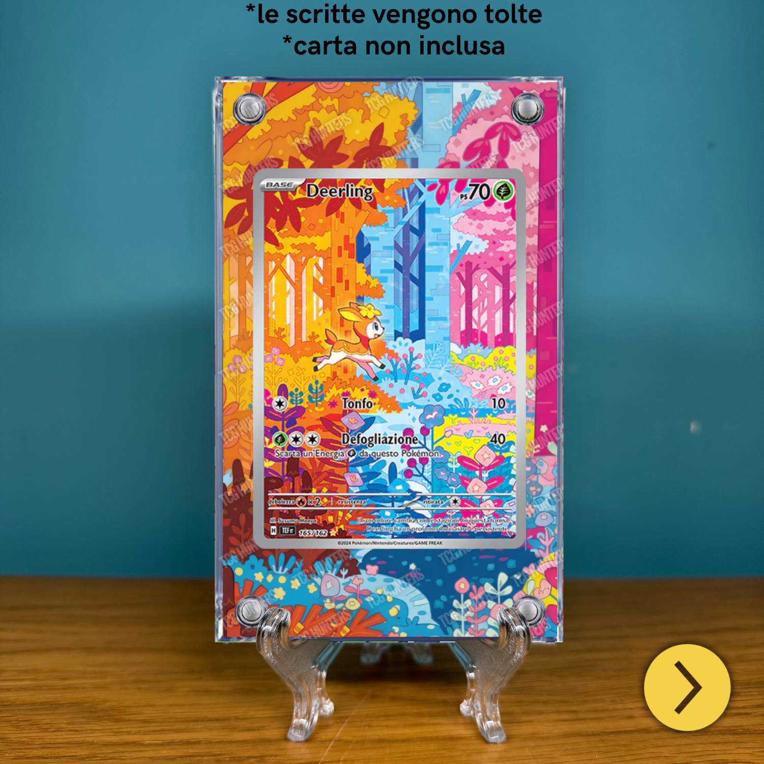 Pokémon Teca Magnetica Acrilico Extended Art - Deerling TEF 165 | Display Case1