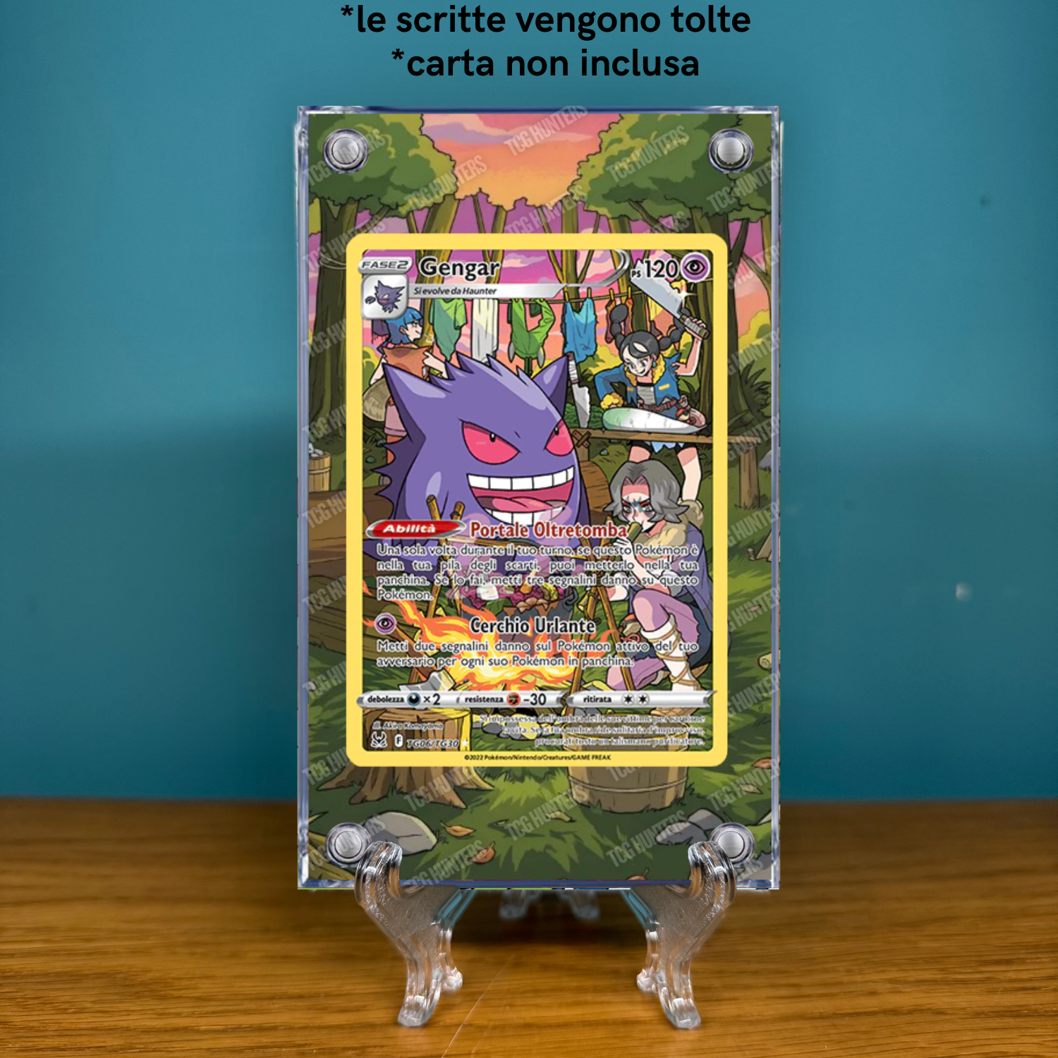 Pokémon Teca Magnetica Acrilico Extended Art - Gengar (LOR TG06) | Display Case1