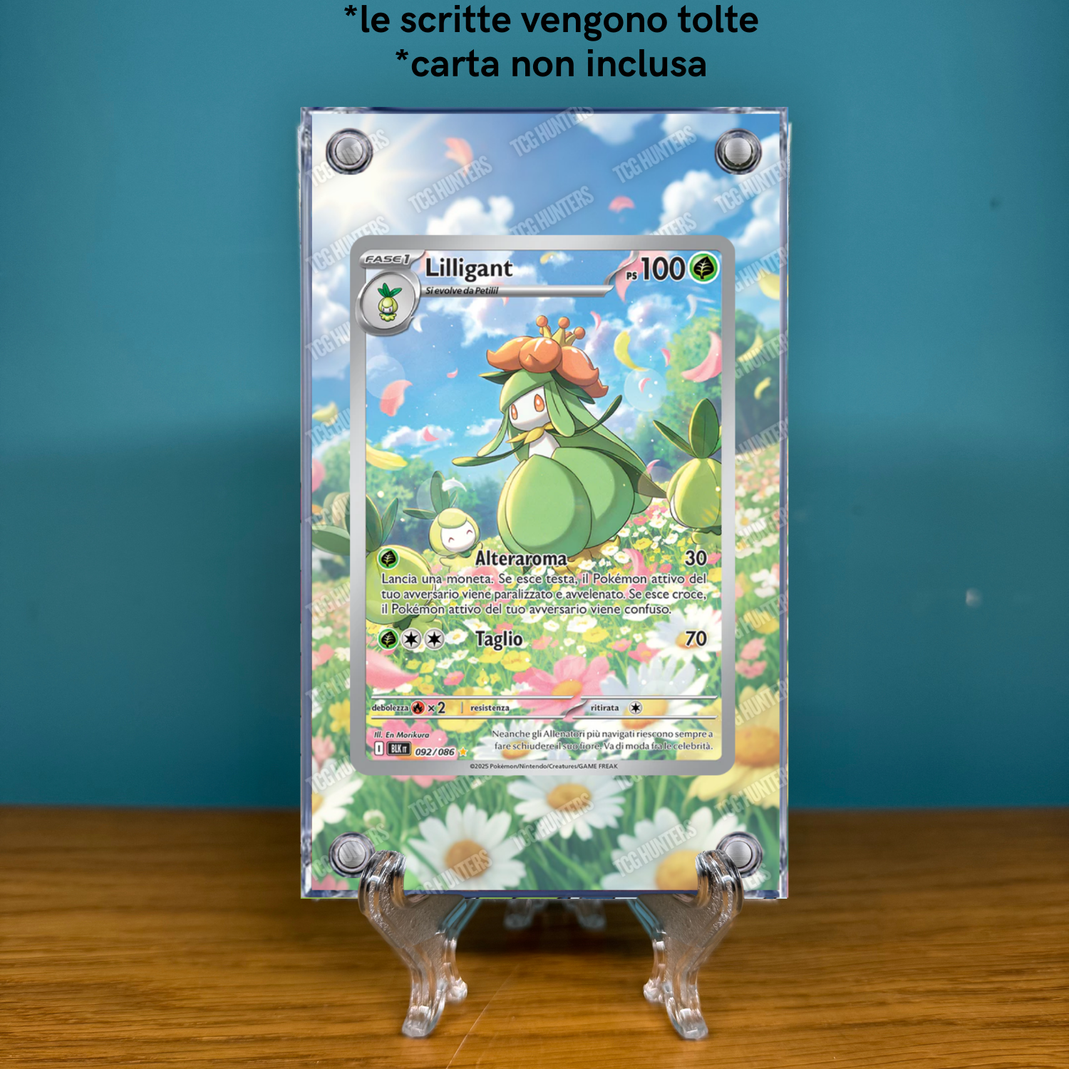 Pokémon Teca Magnetica Acrilico Extended Art - Lilligant BLK 092 | Display Case1
