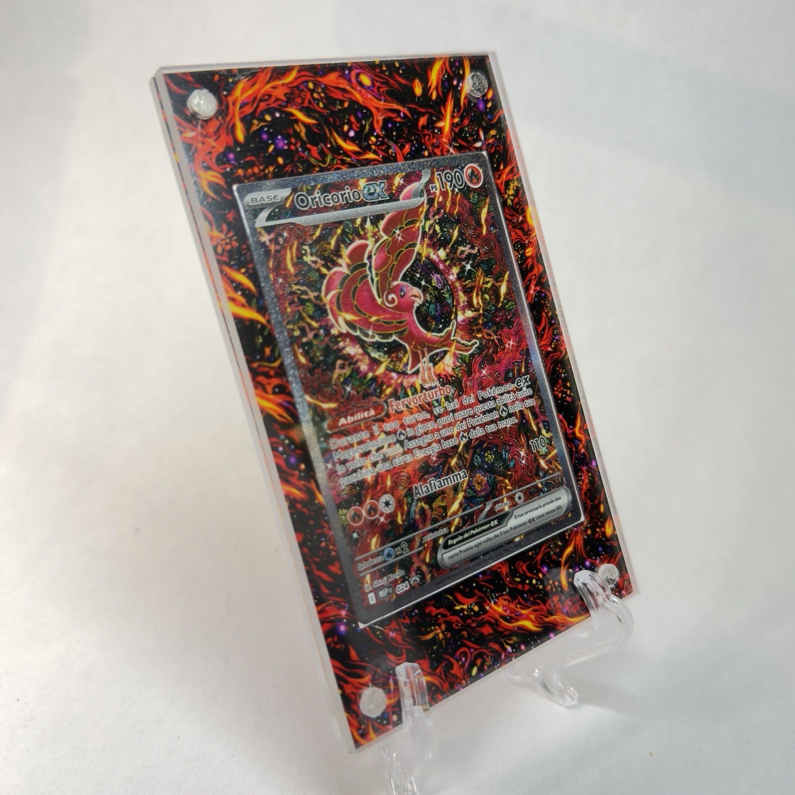 Pokémon Teca Magnetica Acrilico Extended Art Oricorio MEP 024 | Display Case1